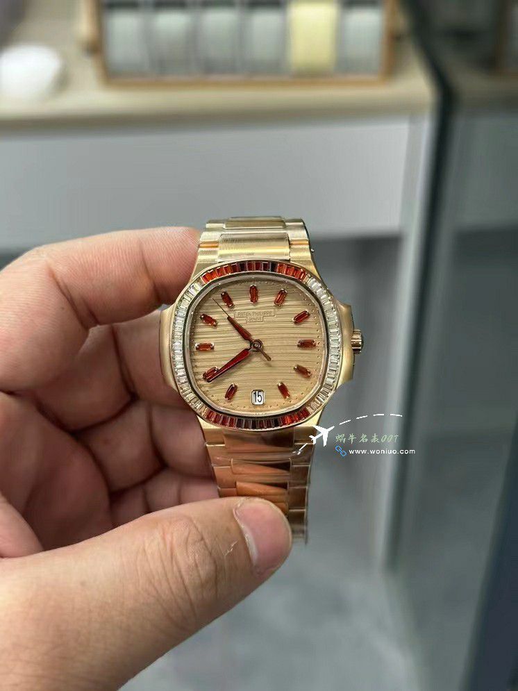 3K Factory  PATEK PHILIPPE 运动优雅一比一复刻高仿 Nautilus 女表7118/1300R-001 / BD392