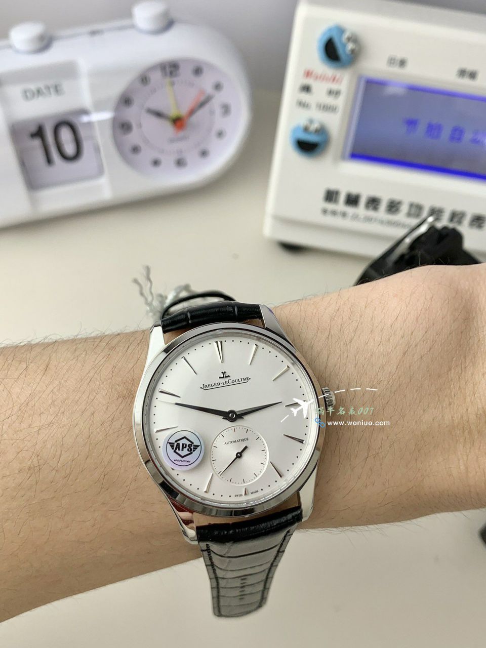 APS Jaeger-LeCoultre 大师系列复刻高仿两针半1212510，1218420 wrist watch  / JJ198