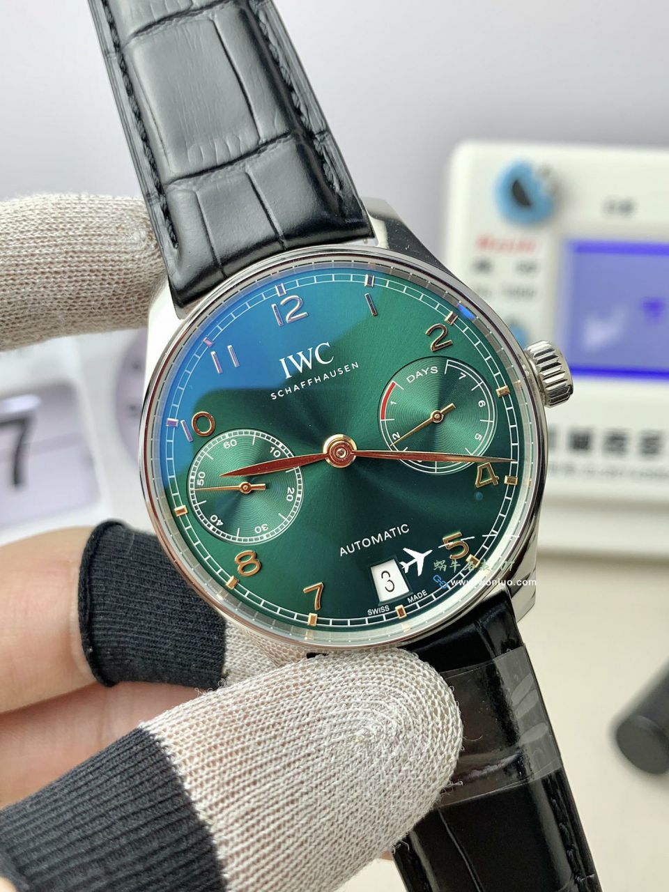 ZF IWC 复刻高仿葡七绿面葡萄牙系列IW500708 wrist watch (“科威特特别版”) / AP627