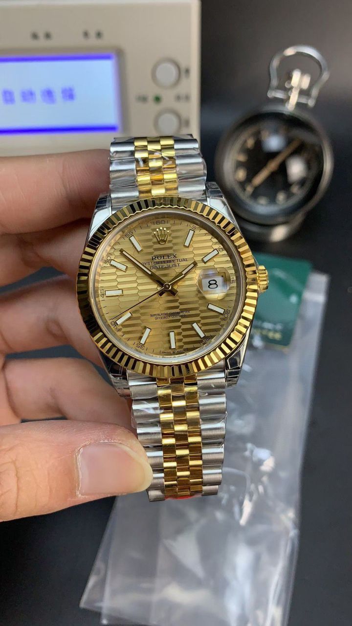 VS Rolex   Datejust 系列m126333-0022水波纹复刻高仿 wrist watch  / R856