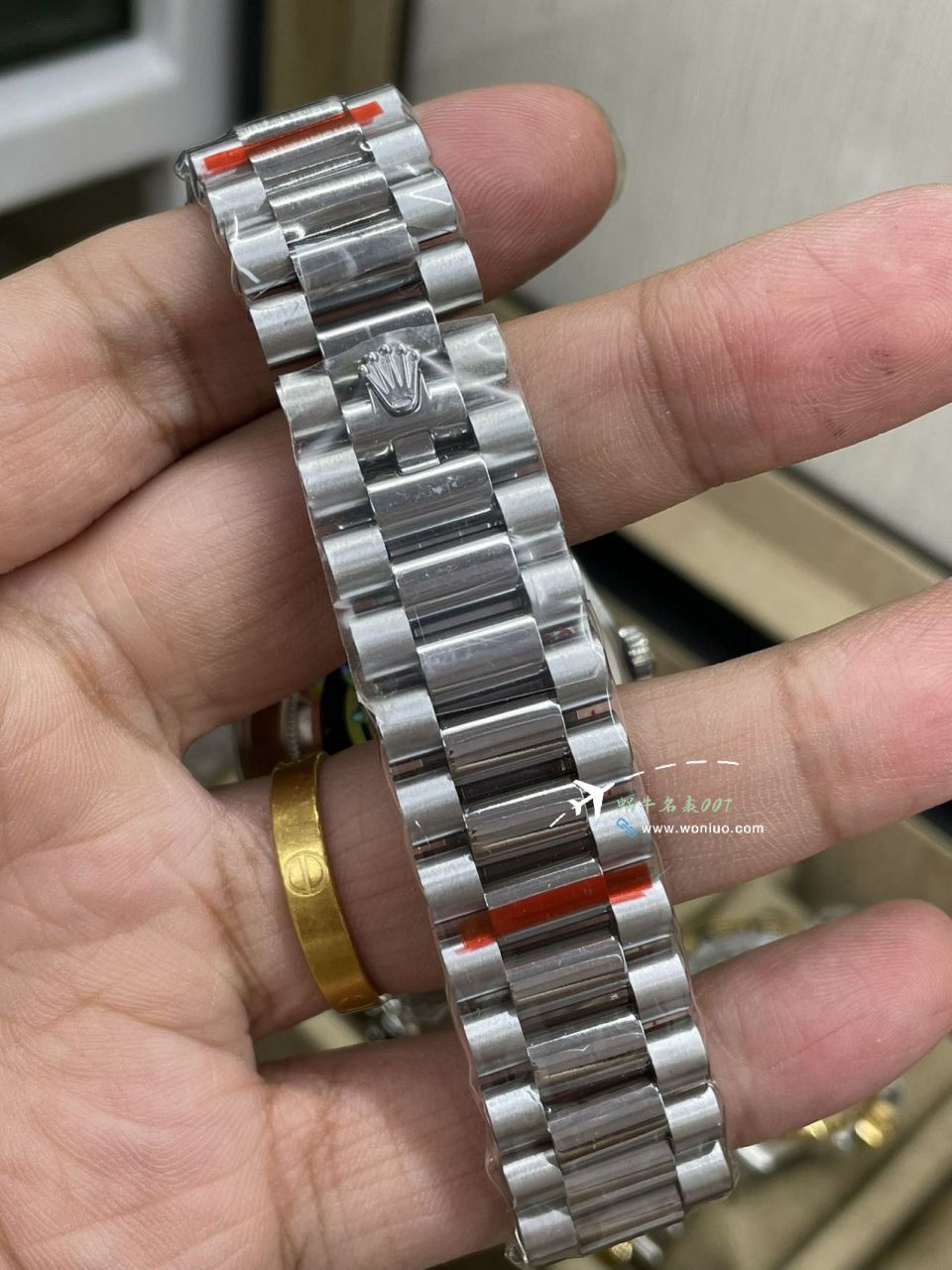 QF Rolex DD Day-Date  Adding weight 版本复刻高仿罗马烟熏绿m228238-0069，渐变蓝m228236-0024，渐变灰m228235-0055 / R857