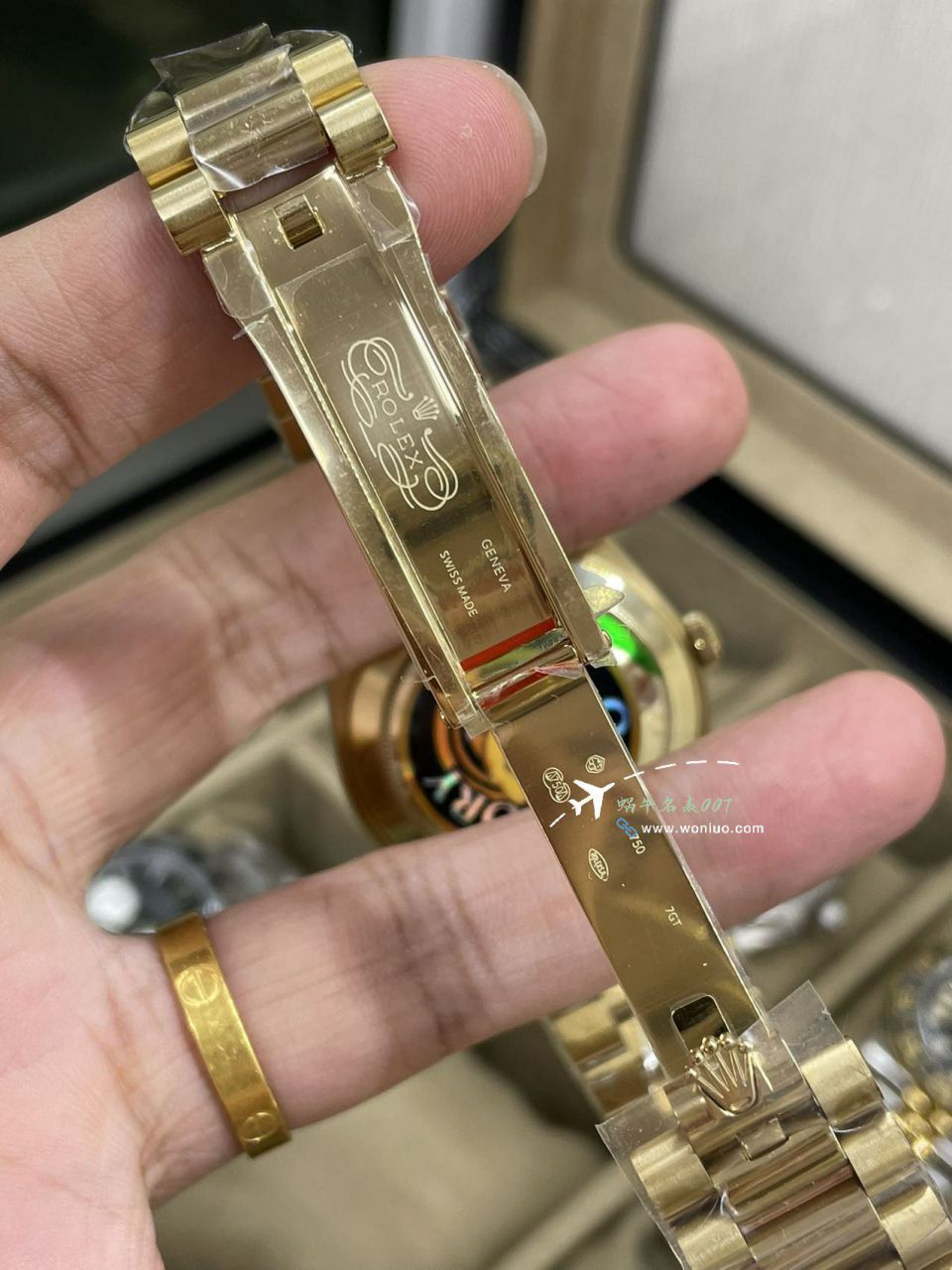 QF Rolex DD Day-Date  Adding weight 版本复刻高仿罗马烟熏绿m228238-0069，渐变蓝m228236-0024，渐变灰m228235-0055 / R857