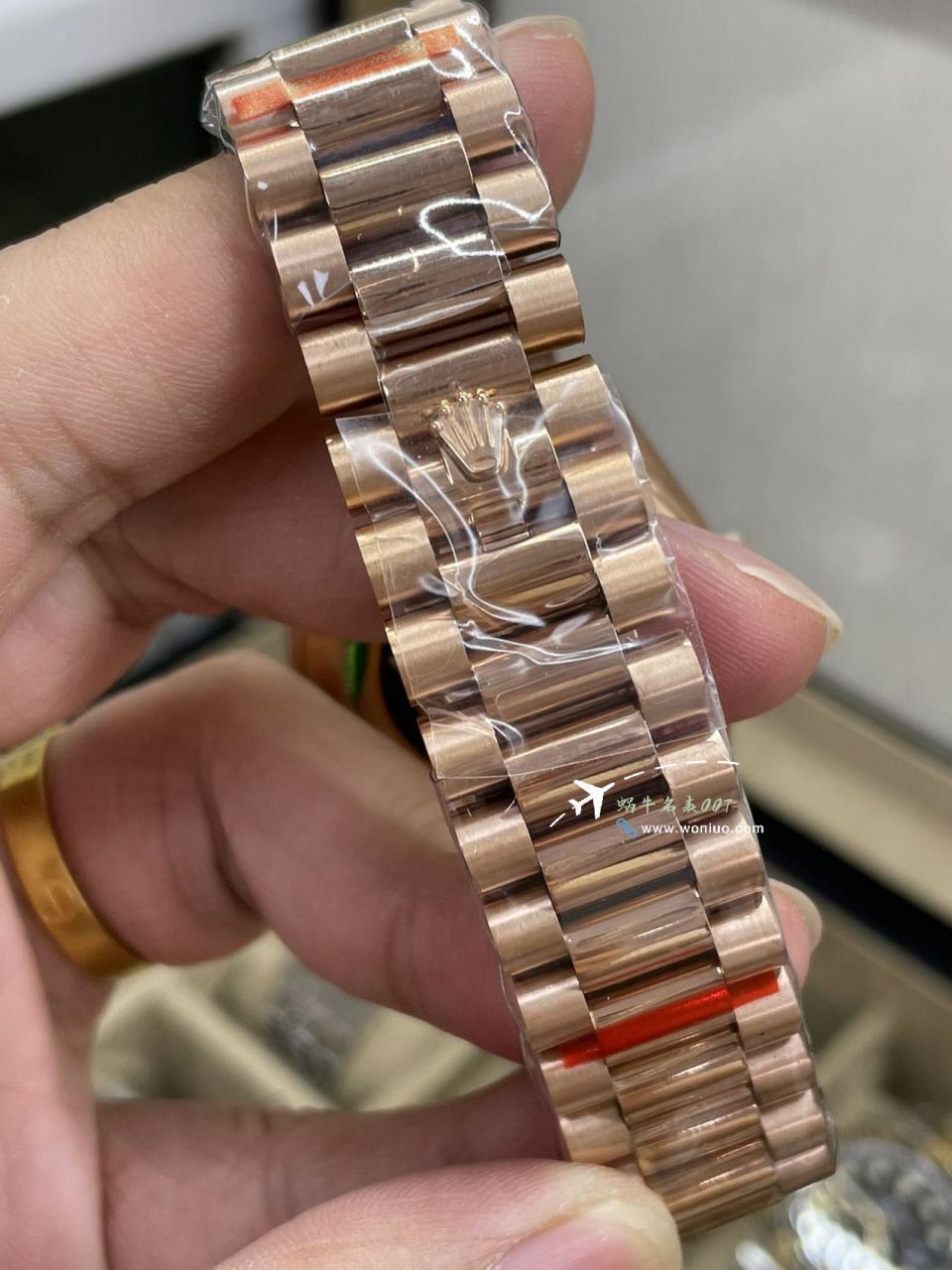 QF Rolex DD Day-Date  Adding weight 版本复刻高仿罗马烟熏绿m228238-0069，渐变蓝m228236-0024，渐变灰m228235-0055 / R857