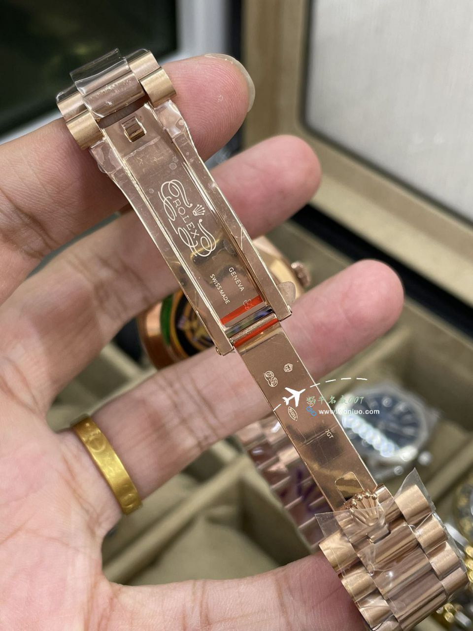 QF Rolex DD Day-Date  Adding weight 版本复刻高仿罗马烟熏绿m228238-0069，渐变蓝m228236-0024，渐变灰m228235-0055 / R857