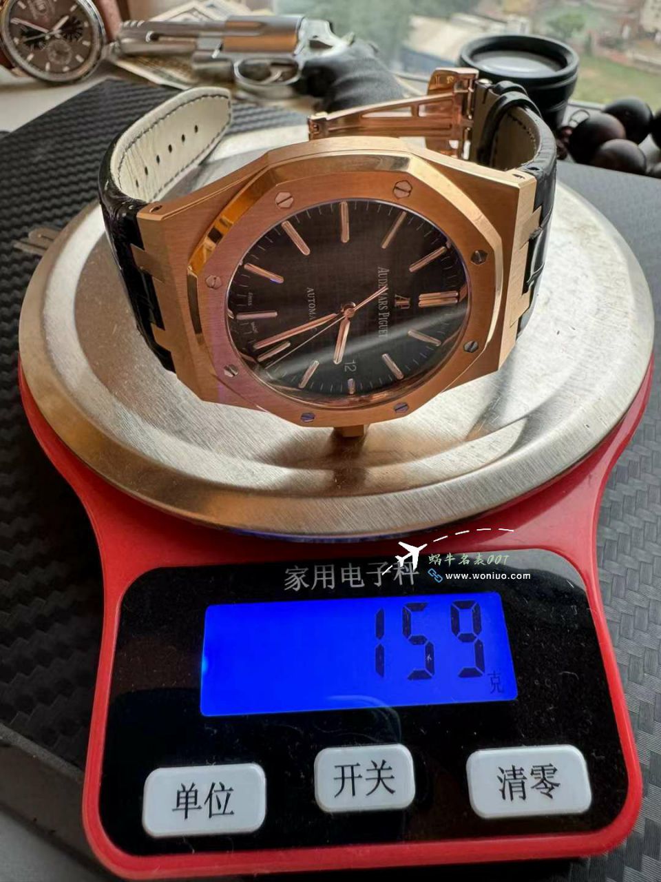  Video analysis APS Adding weight 版本Audemars Piguet 皇家橡树 Best 的复刻手表15400OR.OO.D002CR.01，15400OR.OO.D088CR.01 wrist watch  / AP277
