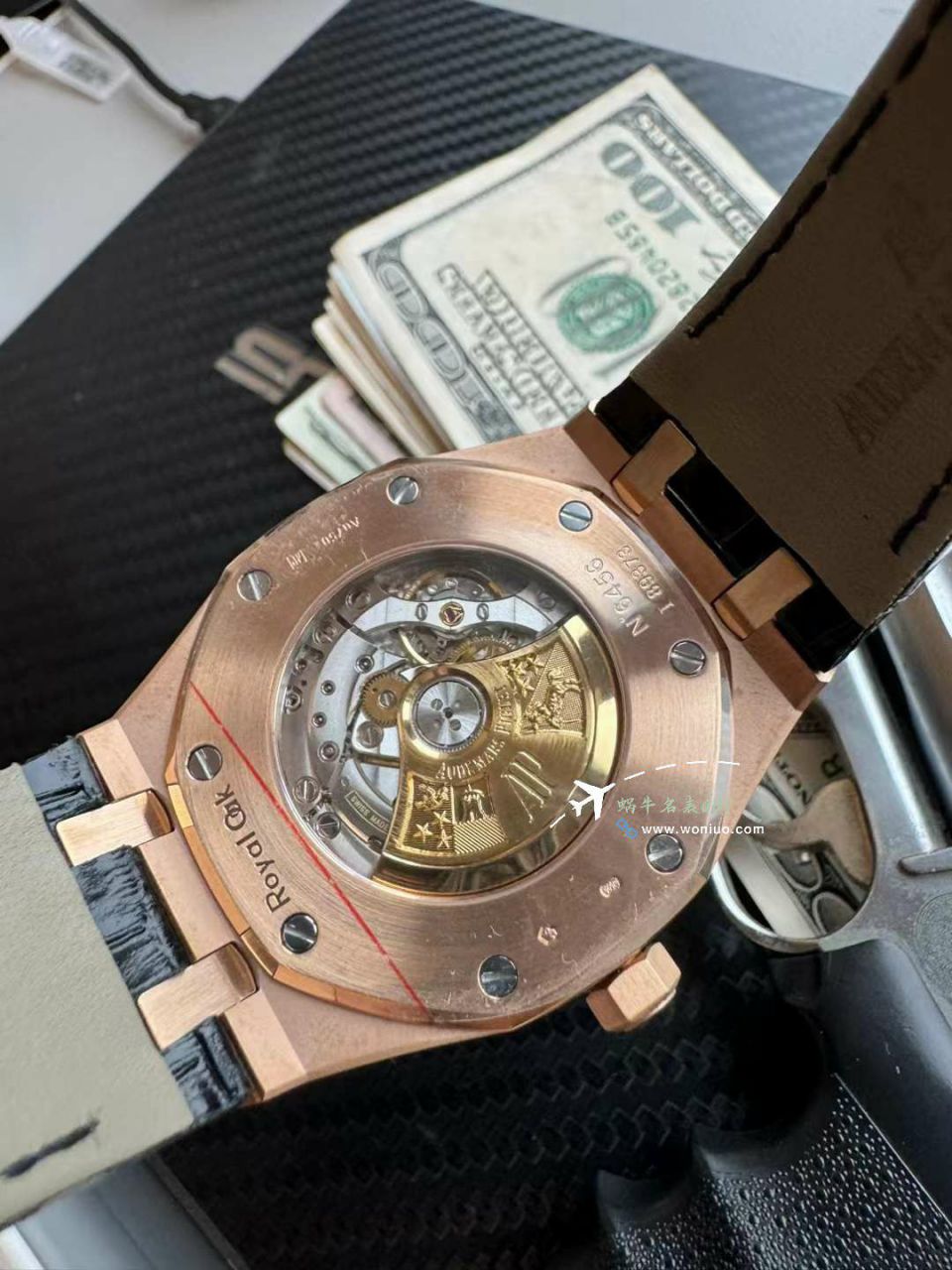  Video analysis APS Adding weight 版本Audemars Piguet 皇家橡树 Best 的复刻手表15400OR.OO.D002CR.01，15400OR.OO.D088CR.01 wrist watch  / AP277