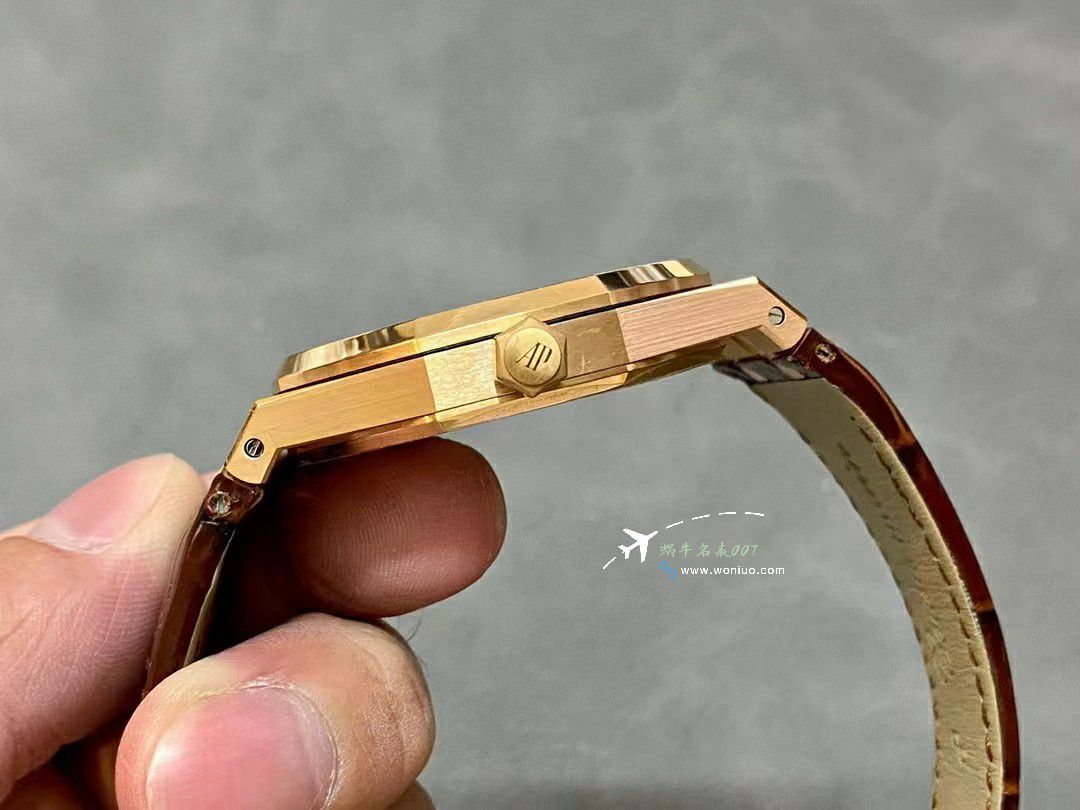  Video analysis APS Adding weight 版本Audemars Piguet 皇家橡树 Best 的复刻手表15400OR.OO.D002CR.01，15400OR.OO.D088CR.01 wrist watch  / AP277