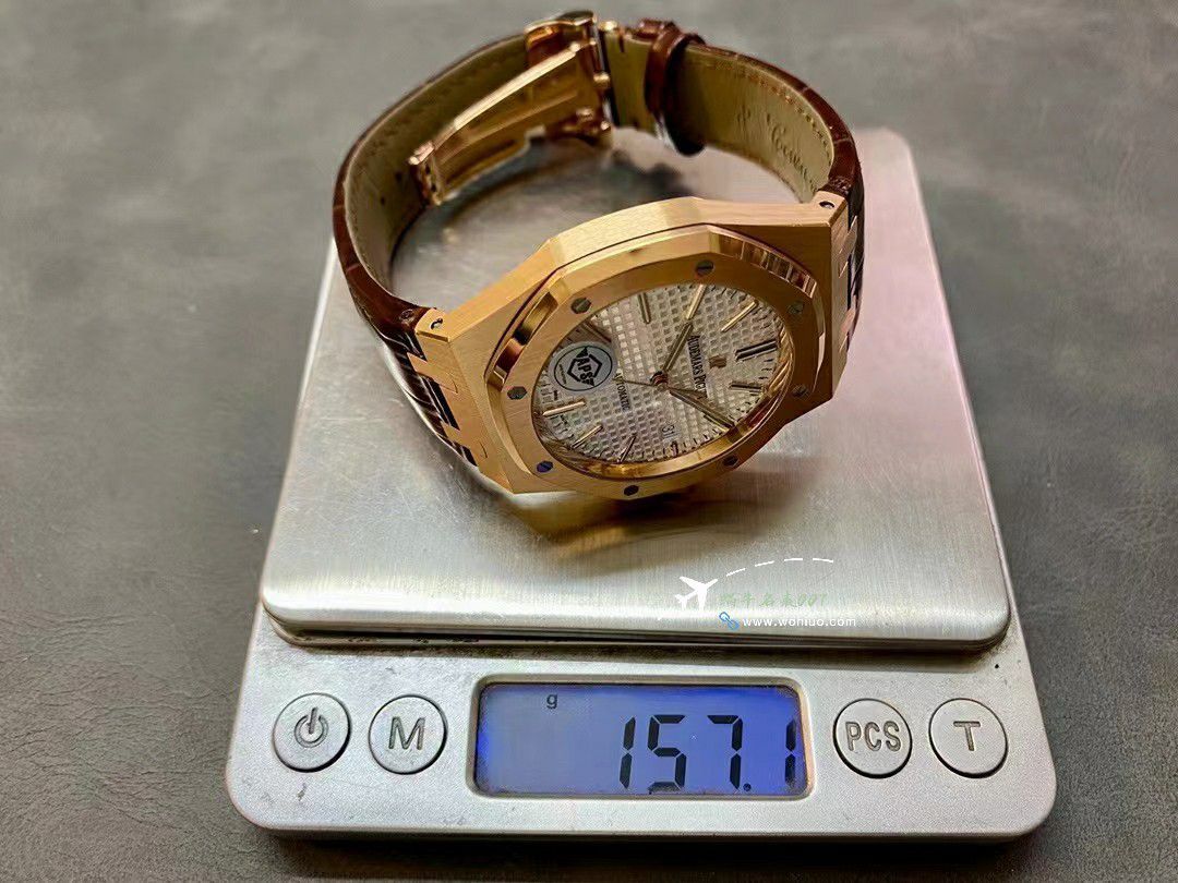  Video analysis APS Adding weight 版本Audemars Piguet 皇家橡树 Best 的复刻手表15400OR.OO.D002CR.01，15400OR.OO.D088CR.01 wrist watch  / AP277