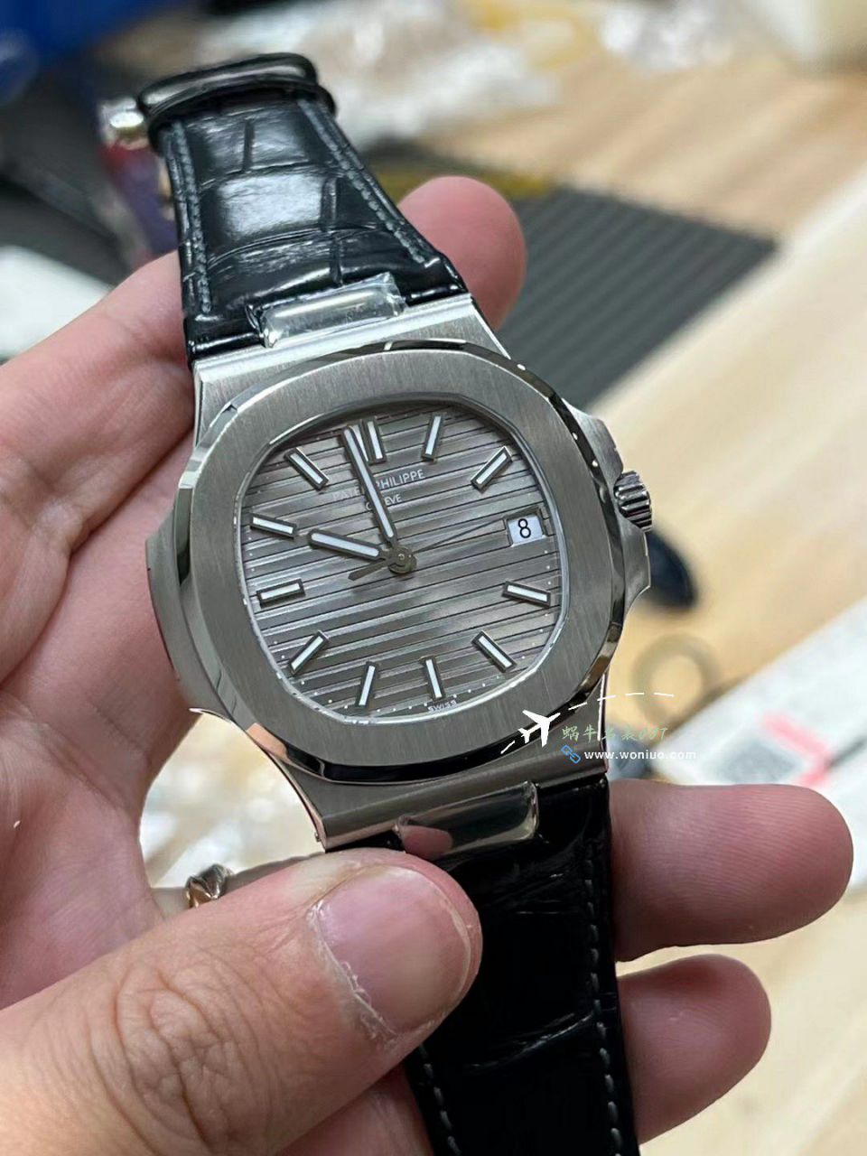  Video analysis 3K一体机 PATEK PHILIPPE 运动优雅 Nautilus 复刻高仿5711/1A 010 wrist watch  / bd393