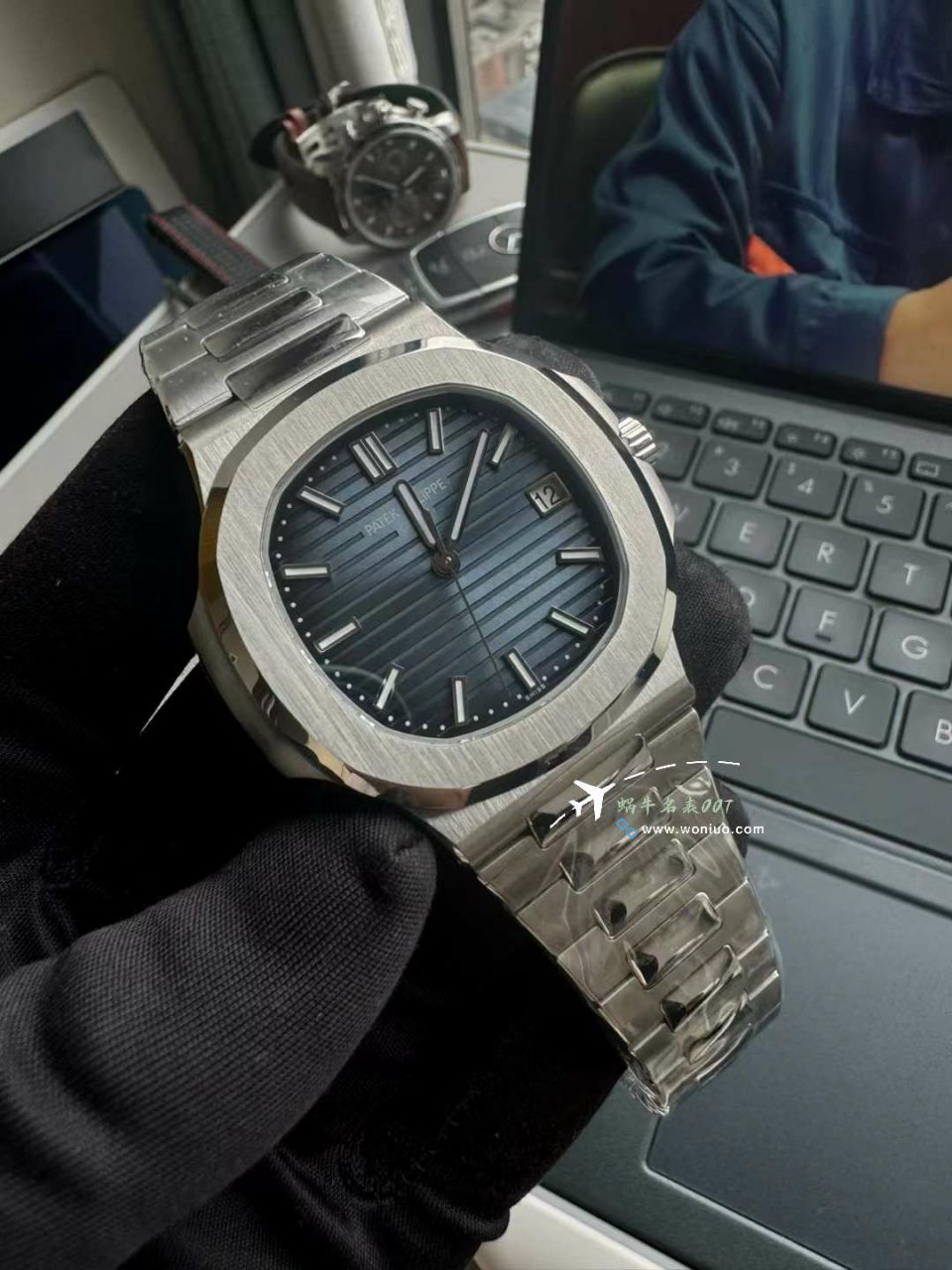 3K Factory  Nautilus 一体机一比一超A高仿复刻手表 PATEK PHILIPPE 5811/1G-001 wrist watch  / BD376