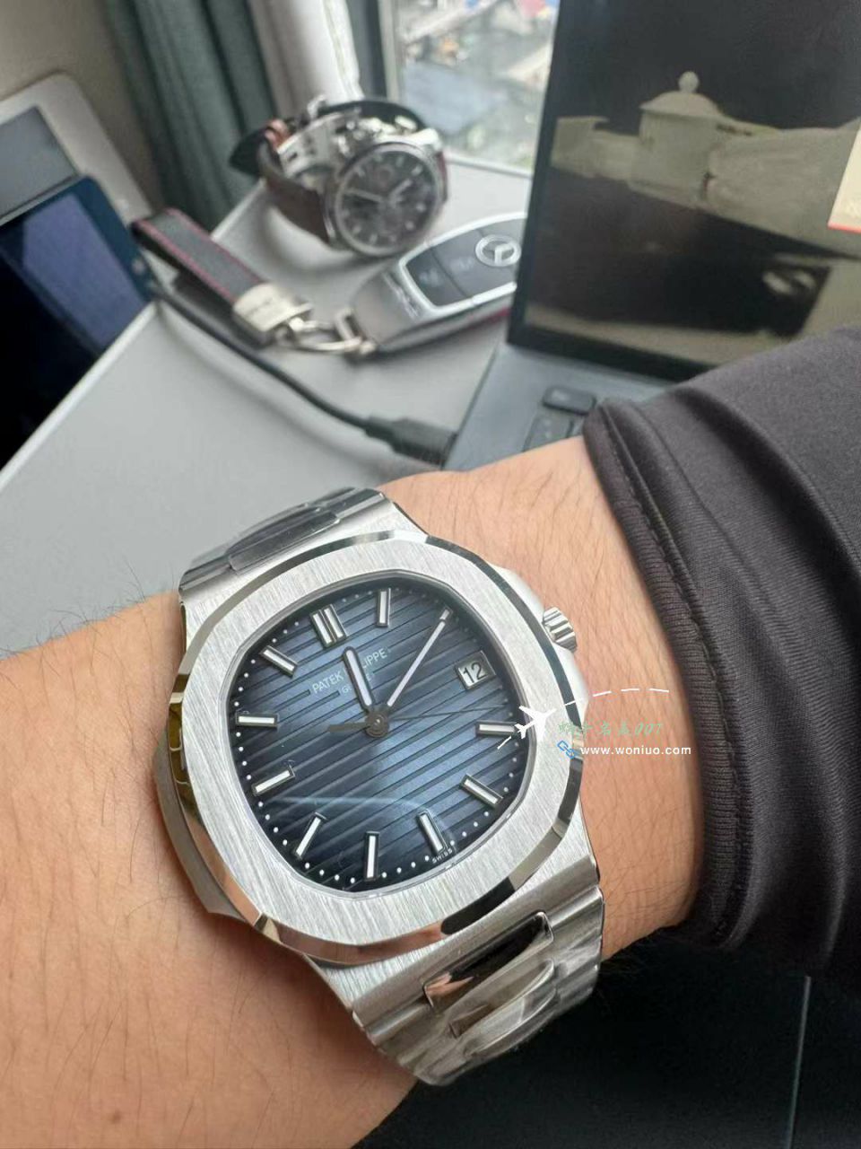 3K Factory  Nautilus 一体机一比一超A高仿复刻手表 PATEK PHILIPPE 5811/1G-001 wrist watch  / BD376
