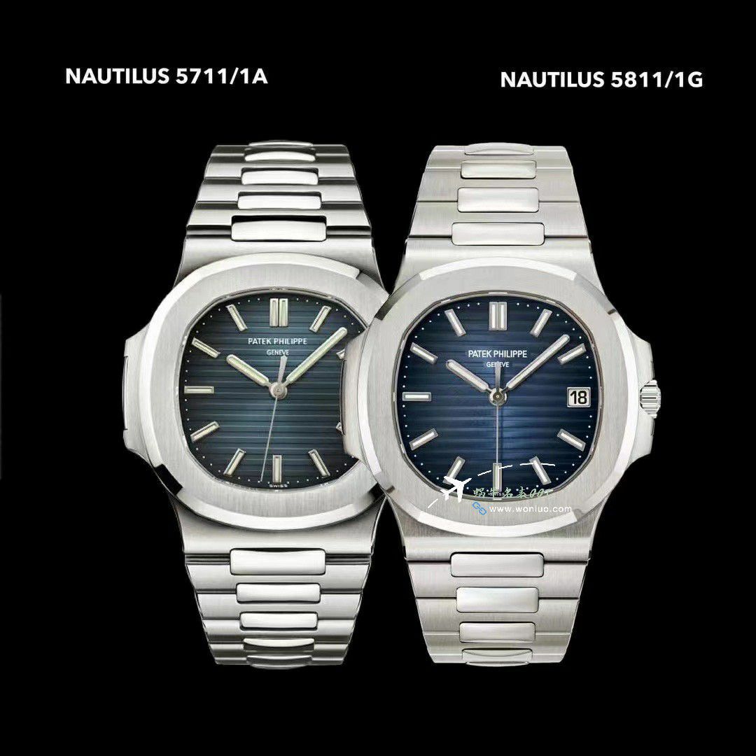 3K Factory  Nautilus 一体机一比一超A高仿复刻手表 PATEK PHILIPPE 5811/1G-001 wrist watch  / BD376