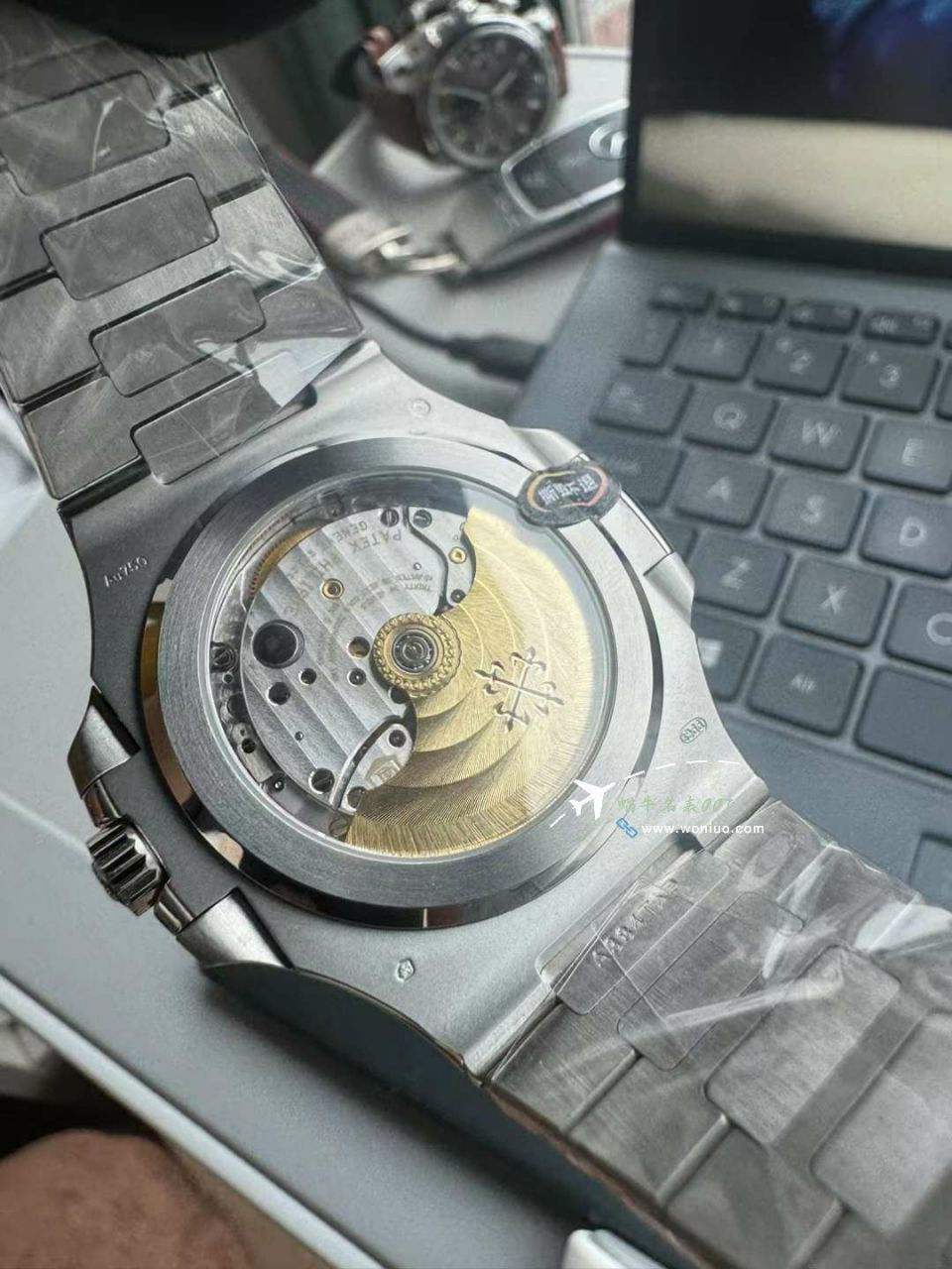  Video analysis 3K PATEK PHILIPPE  Nautilus  Best 的复刻一体机高仿手表5811/1G-001 / BD396
