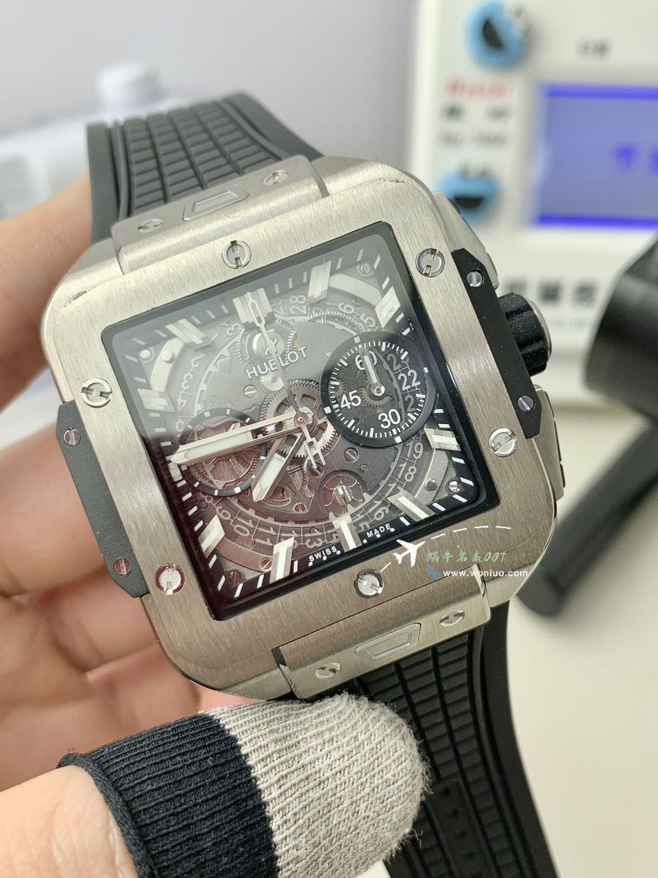 BBF hublot SQUARE BANG UNICO方形一比一复刻高仿表821.OX.0180.RX，821.OM.0180.RX，821.NM.0170.RX，821.NX.0170.RX / YB131