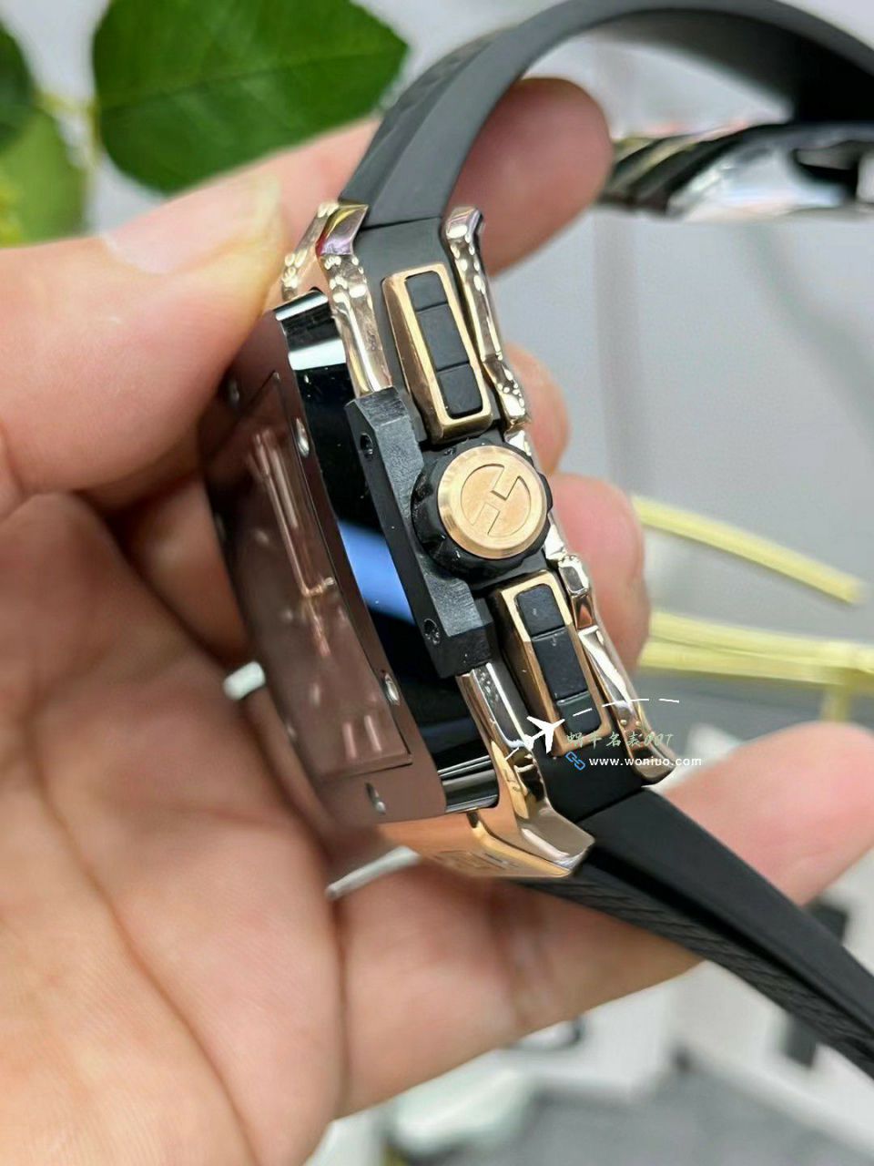 BBF hublot SQUARE BANG UNICO方形一比一复刻高仿表821.OX.0180.RX，821.OM.0180.RX，821.NM.0170.RX，821.NX.0170.RX / YB131