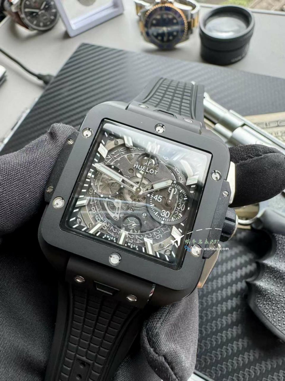 BBF hublot 恒宝SQUARE BANG UNICO Composite 821.CI.0170.RX超A复刻高仿 wrist watch  / YB132