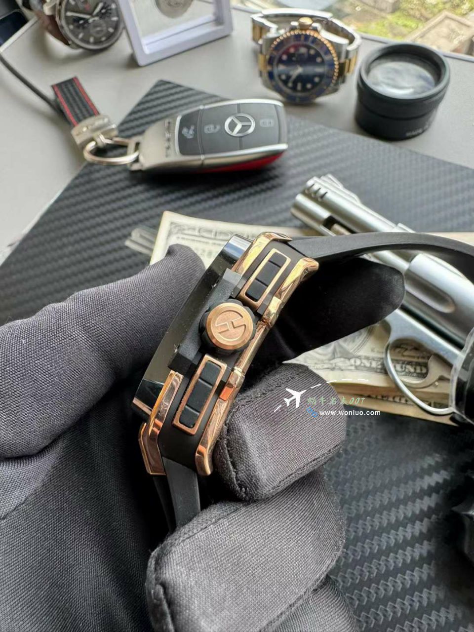 Best 的BBF hublot 恒宝方形SQUARE BANG UNICO一比一高仿复刻821.OM.0180.RX wrist watch  / YB133
