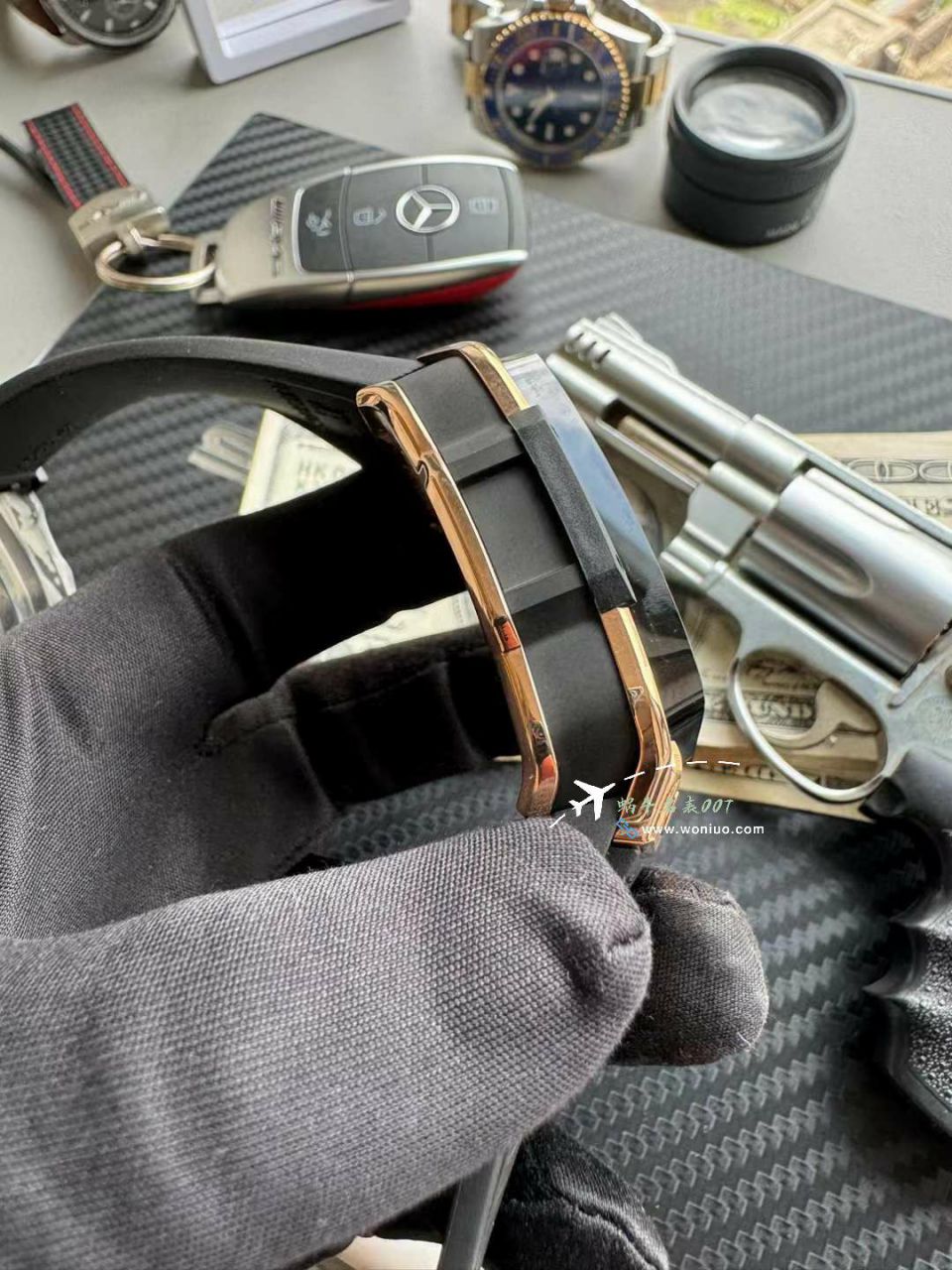  Best 的BBF hublot 恒宝方形SQUARE BANG UNICO一比一高仿复刻821.OM.0180.RX wrist watch  / YB133