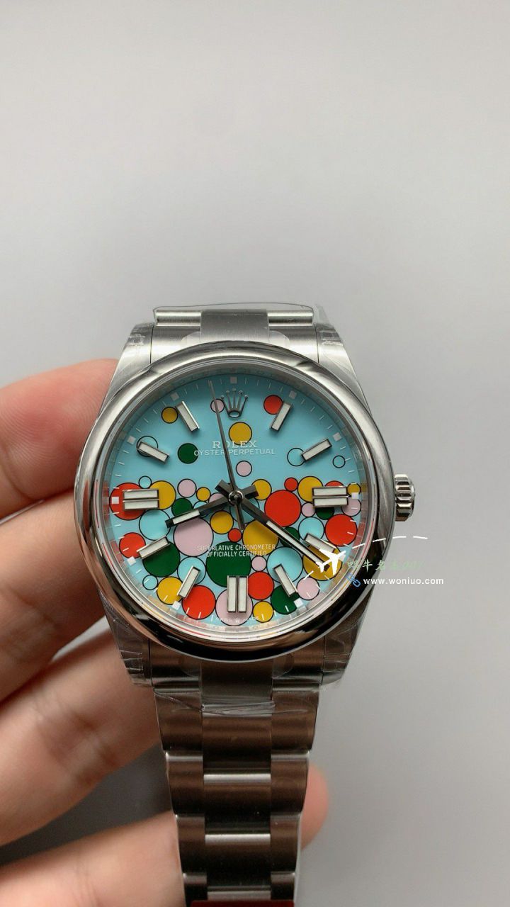 VS Rolex  oyster perpetual 动41毫米m124300-0008一比一复刻高仿气球泡泡手表 / R858