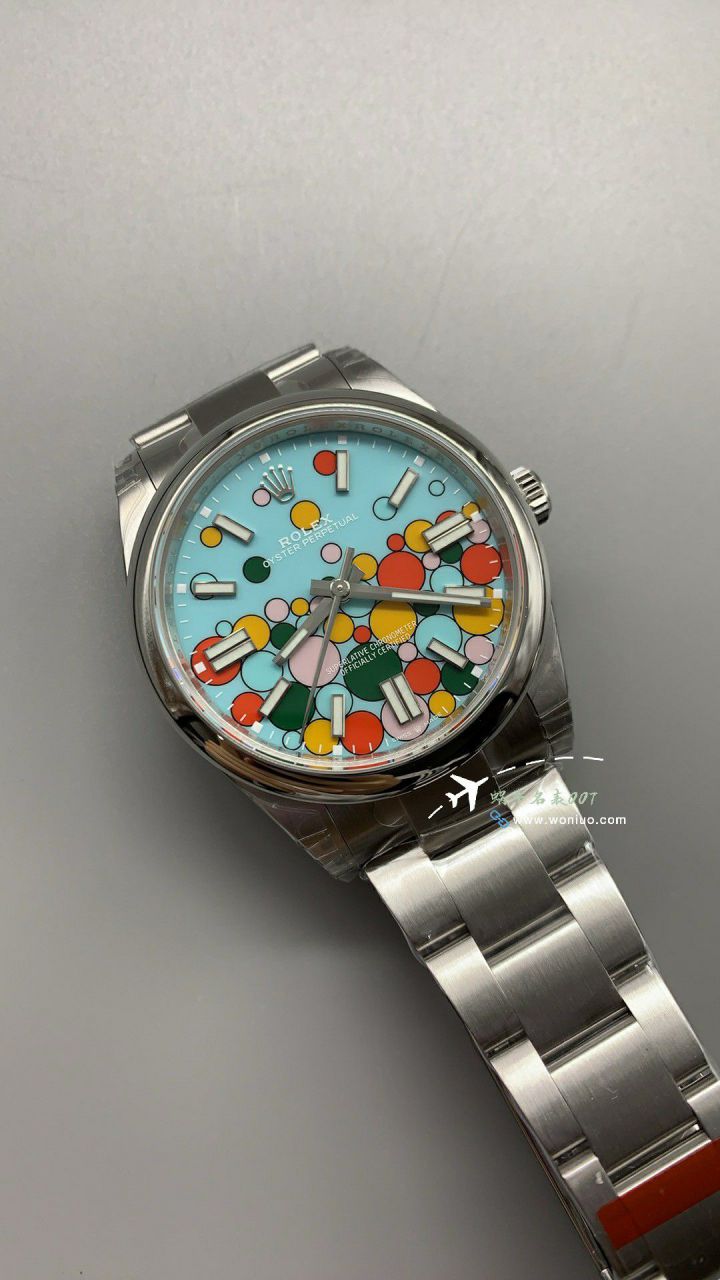 VS Rolex  oyster perpetual 动41毫米m124300-0008一比一复刻高仿气球泡泡手表 / R858