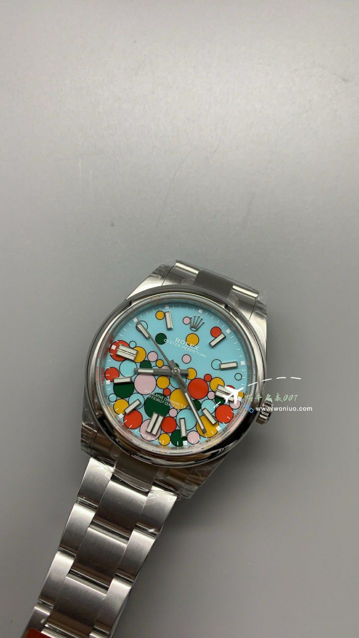 VS Rolex  oyster perpetual 动41毫米m124300-0008一比一复刻高仿气球泡泡手表 / R858