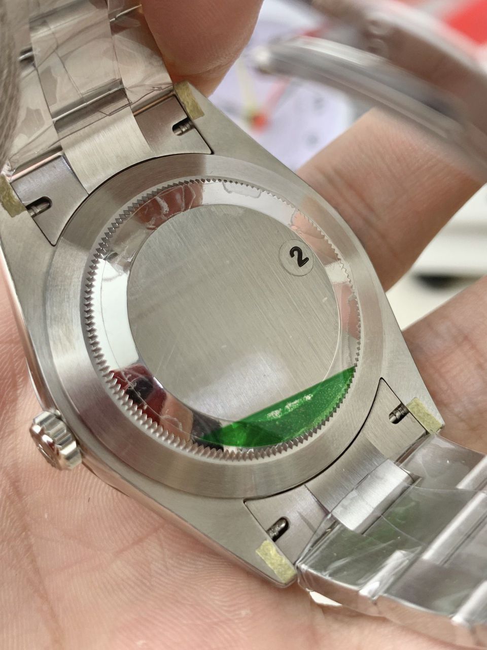 VS Rolex  oyster perpetual 动m124300-0002 wrist watch 41毫米一比一高仿黑恒动 / R859