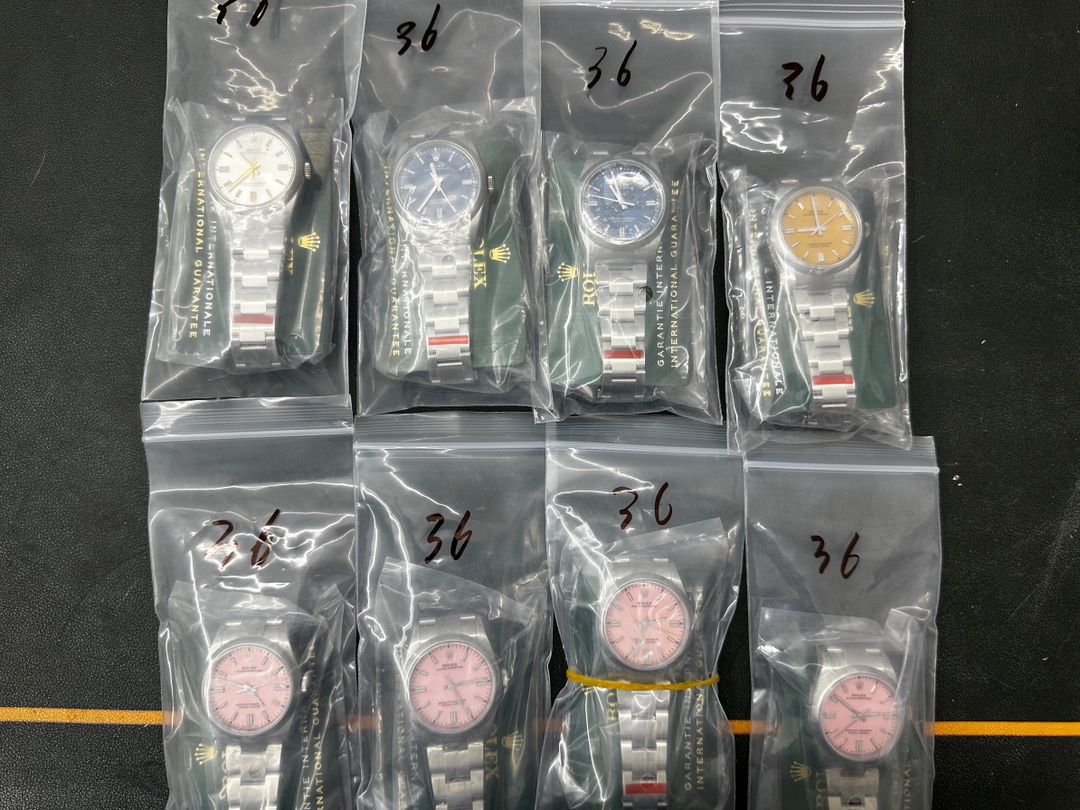 VS Rolex  oyster perpetual 动m124300-0002 wrist watch 41毫米一比一高仿黑恒动 / R859