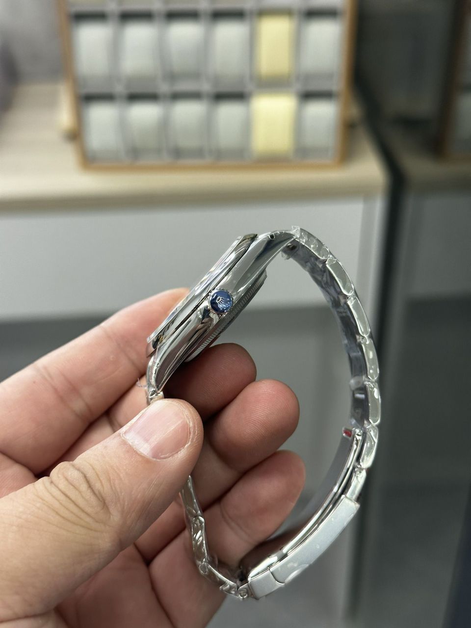 VS Rolex  oyster perpetual 动m124300-0002 wrist watch 41毫米一比一高仿黑恒动 / R859
