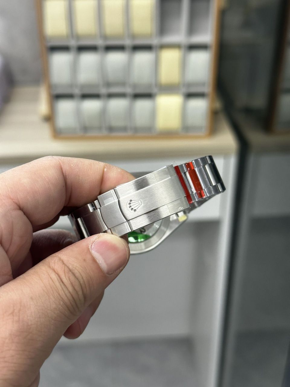 VS Rolex  oyster perpetual 动m124300-0002 wrist watch 41毫米一比一高仿黑恒动 / R859