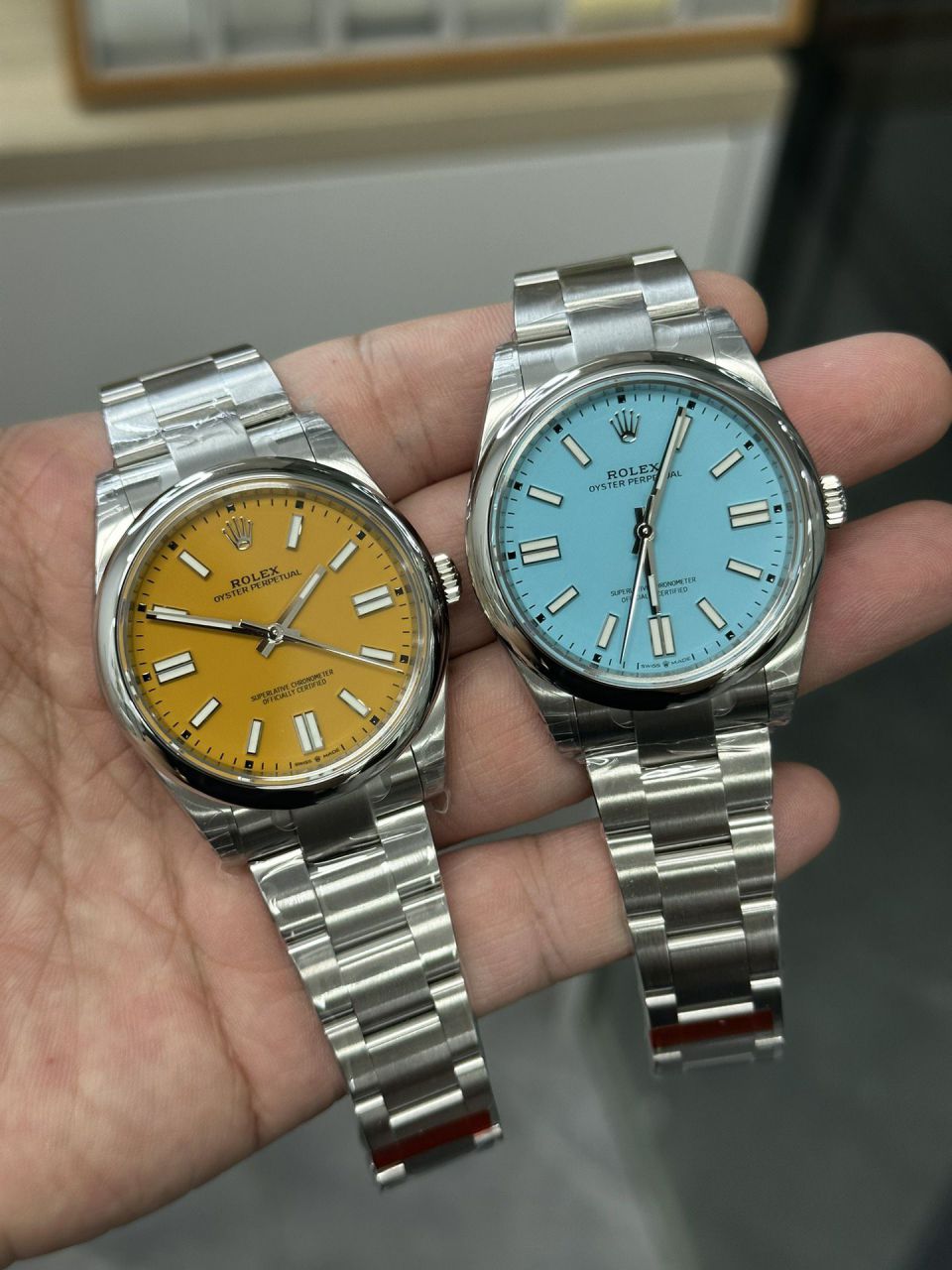 VS Rolex  oyster perpetual 动m124300-0002 wrist watch 41毫米一比一高仿黑恒动 / R859