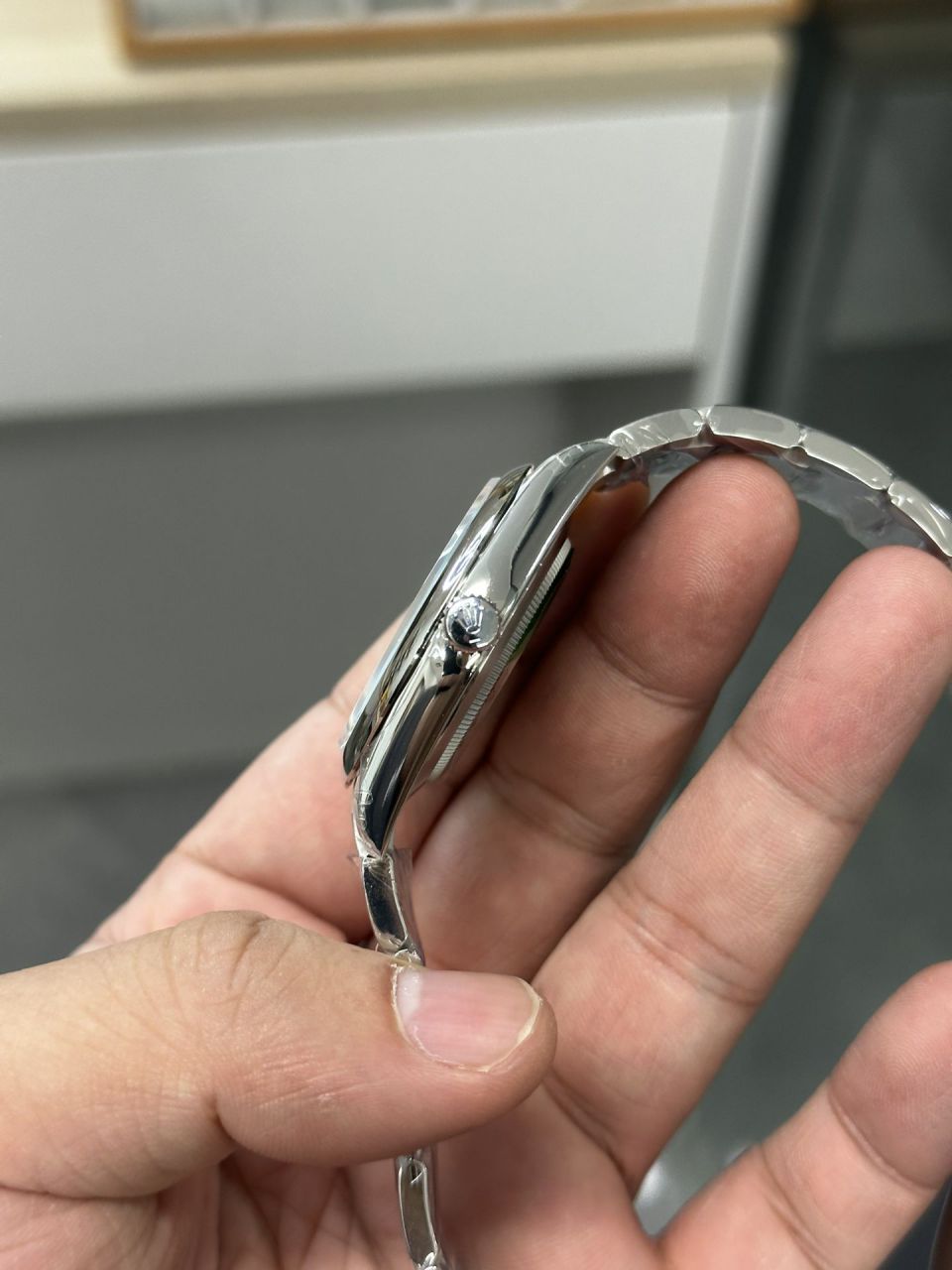VS Rolex  oyster perpetual 动m124300-0002 wrist watch 41毫米一比一高仿黑恒动 / R859