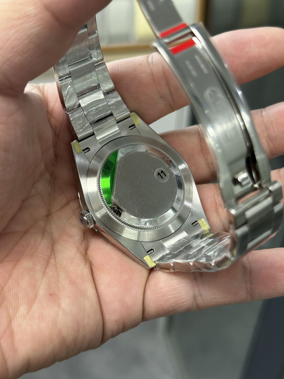 VS Rolex  oyster perpetual 动m124300-0002 wrist watch 41毫米一比一高仿黑恒动 / R859