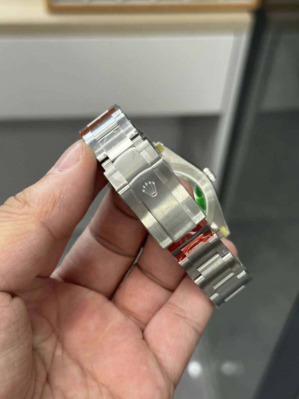 VS Rolex  oyster perpetual 动m124300-0002 wrist watch 41毫米一比一高仿黑恒动 / R859