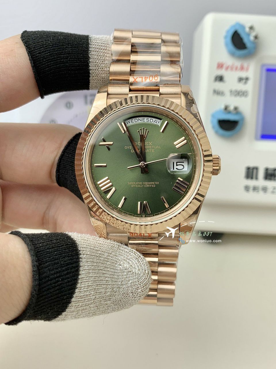 GMV3 Rolex  Adding weight DD Day-Date 型177g top 复刻高仿m228238-0061，m228235-0003 wrist watch  / R862