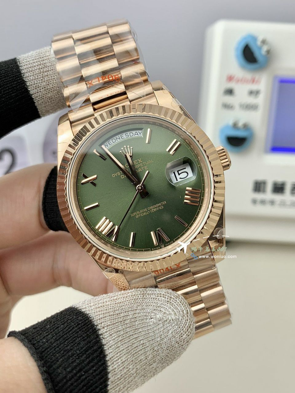 GMV3 Rolex  Adding weight DD Day-Date 型177g top 复刻高仿m228238-0061，m228235-0003 wrist watch  / R862