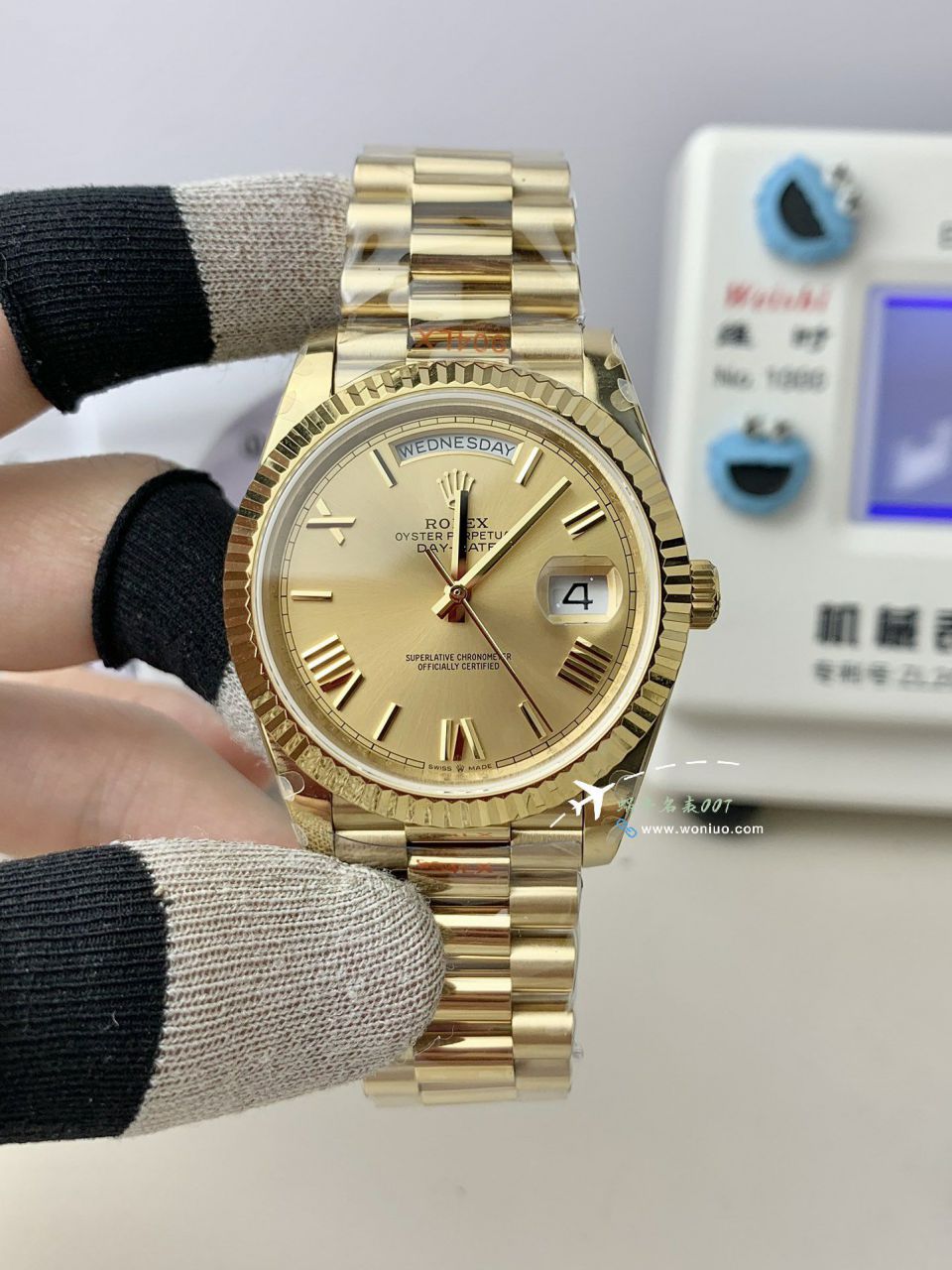 GMV3 Rolex  Adding weight DD Day-Date 型177g top 复刻高仿m228238-0061，m228235-0003 wrist watch  / R862