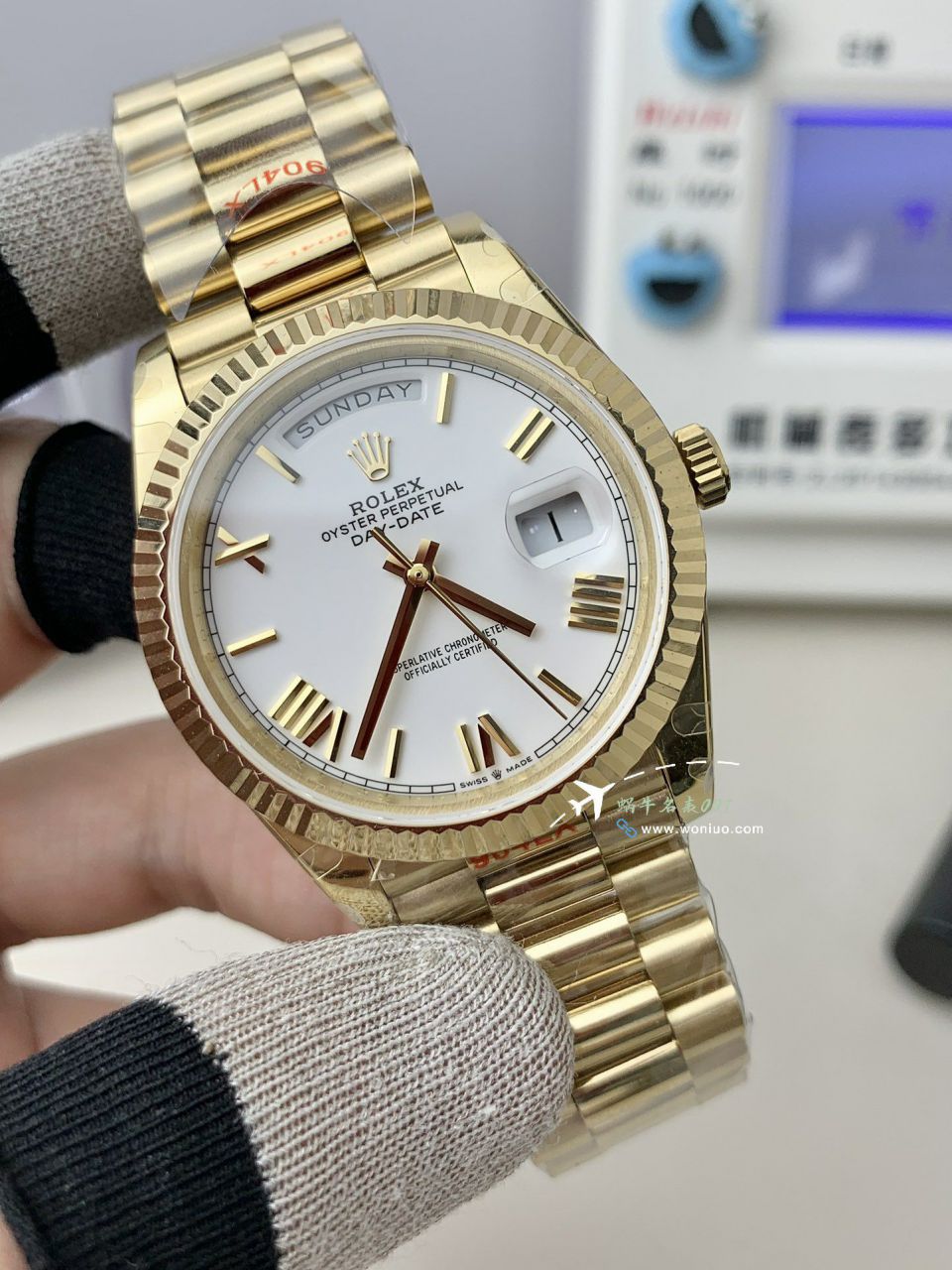 GMV3 Rolex  Adding weight DD Day-Date 型177g top 复刻高仿m228238-0061，m228235-0003 wrist watch  / R862
