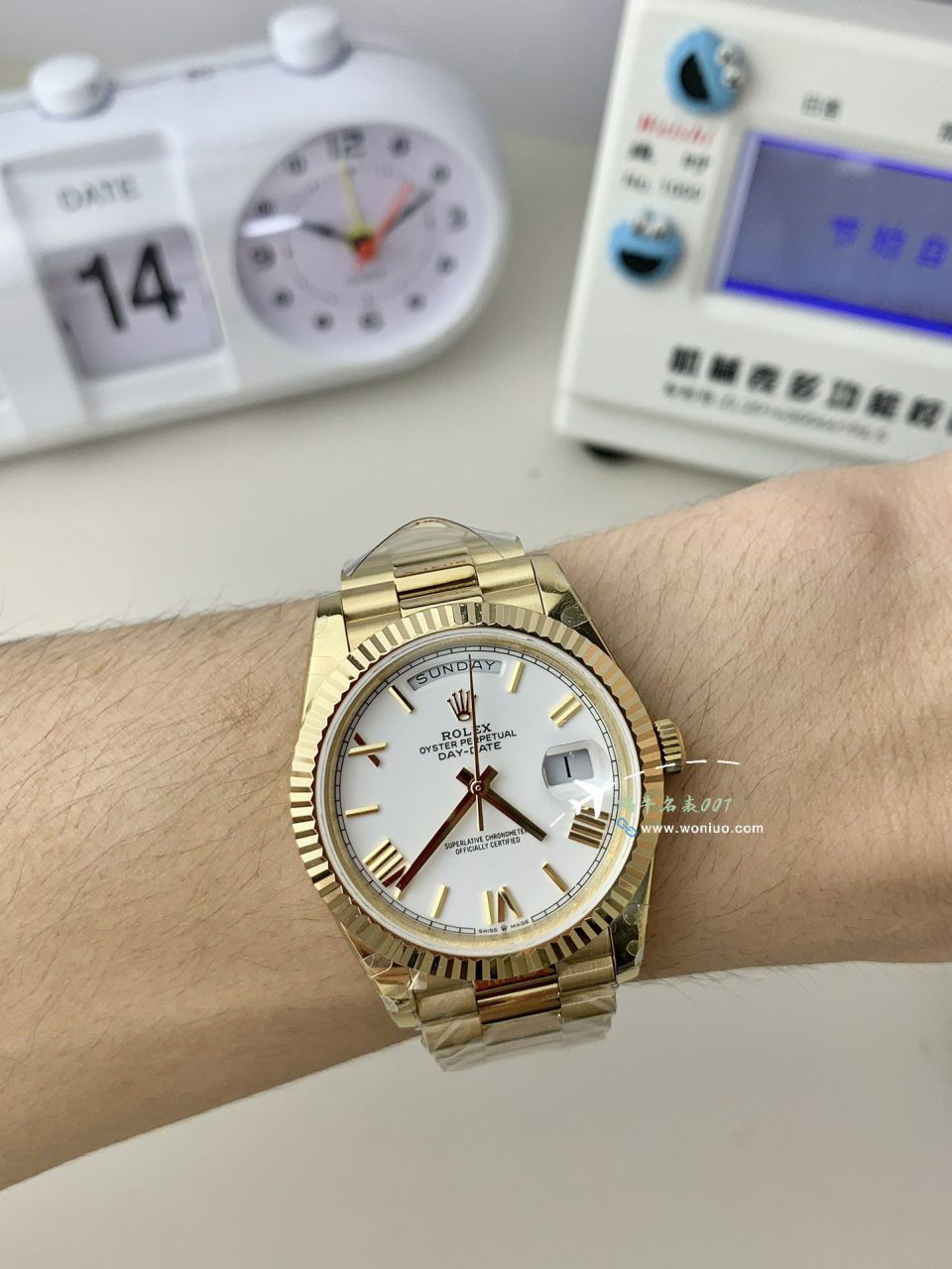 GMV3 Rolex  Adding weight DD Day-Date 型177g top 复刻高仿m228238-0061，m228235-0003 wrist watch  / R862