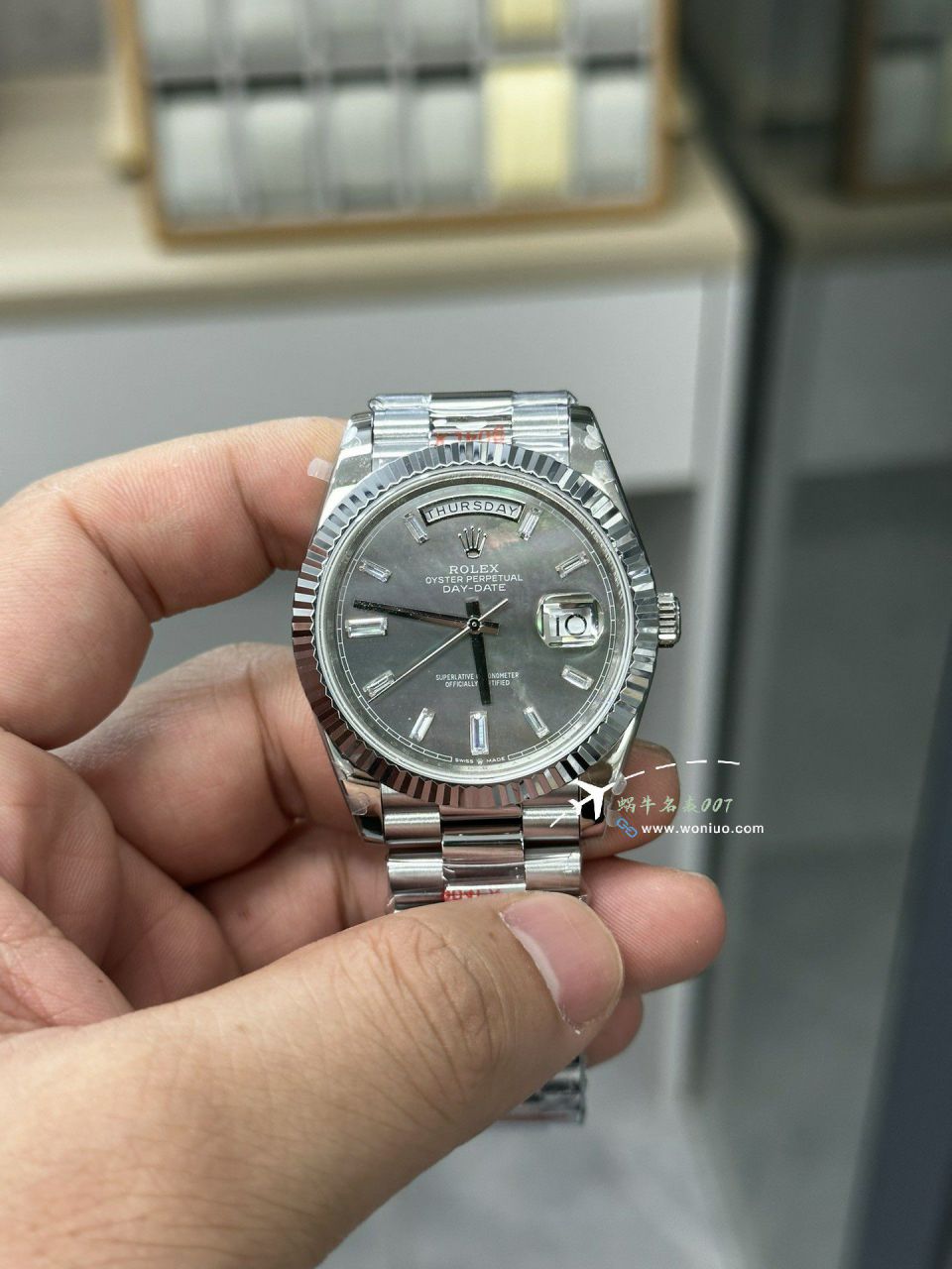 GMV3 Rolex  Adding weight DD Day-Date 型177g top 复刻高仿m228238-0061，m228235-0003 wrist watch  / R862