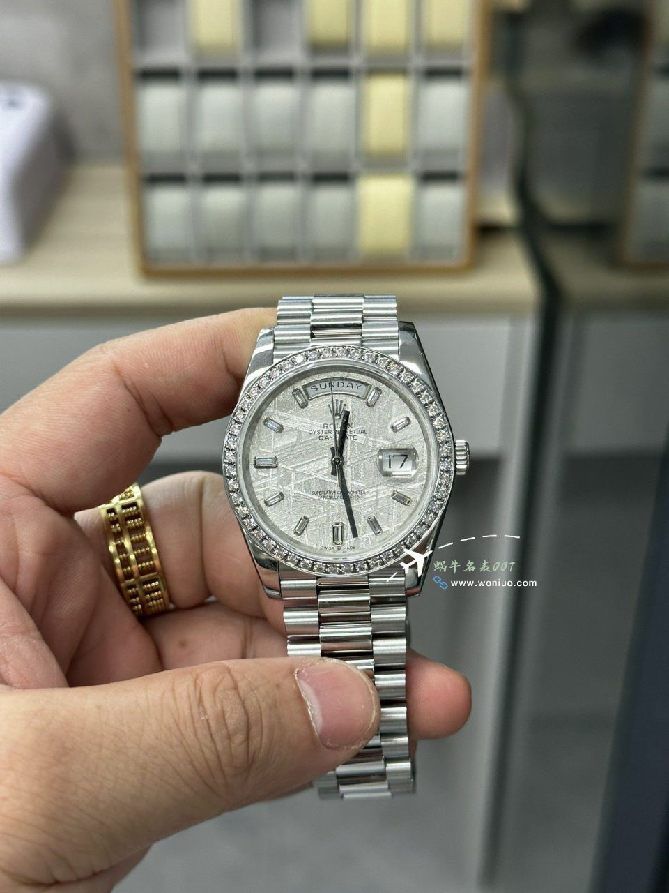 GMV3 Rolex  Adding weight DD Day-Date 型177g top 复刻高仿m228238-0061，m228235-0003 wrist watch  / R862
