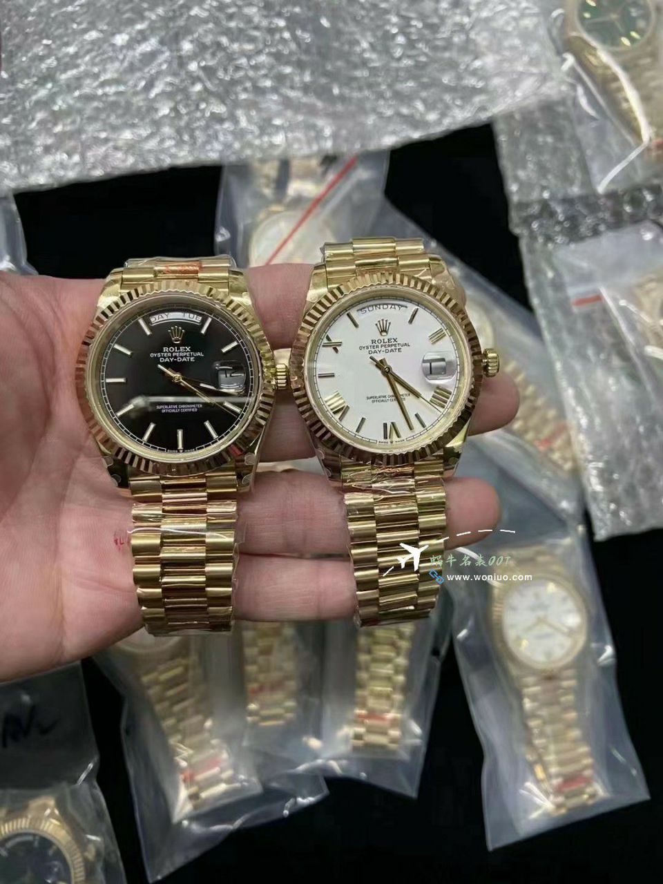 GMV3 Rolex  Adding weight DD Day-Date 型177g top 复刻高仿m228238-0061，m228235-0003 wrist watch  / R862