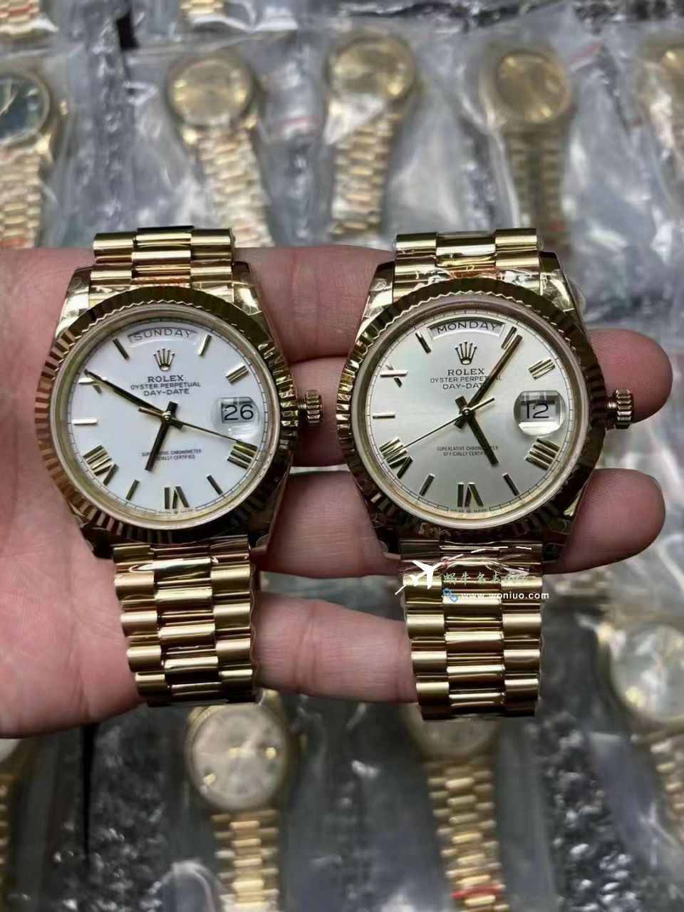 GMV3 Rolex  Adding weight DD Day-Date 型177g top 复刻高仿m228238-0061，m228235-0003 wrist watch  / R862