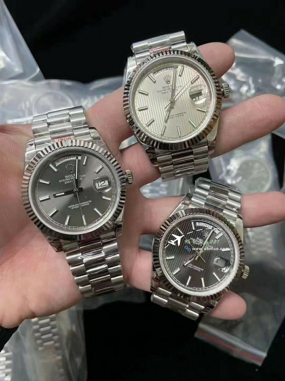 GMV3 Rolex  Adding weight DD Day-Date 型177g top 复刻高仿m228238-0061，m228235-0003 wrist watch  / R862