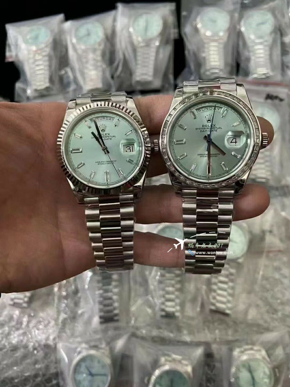 GMV3 Rolex  Adding weight DD Day-Date 型177g top 复刻高仿m228238-0061，m228235-0003 wrist watch  / R862