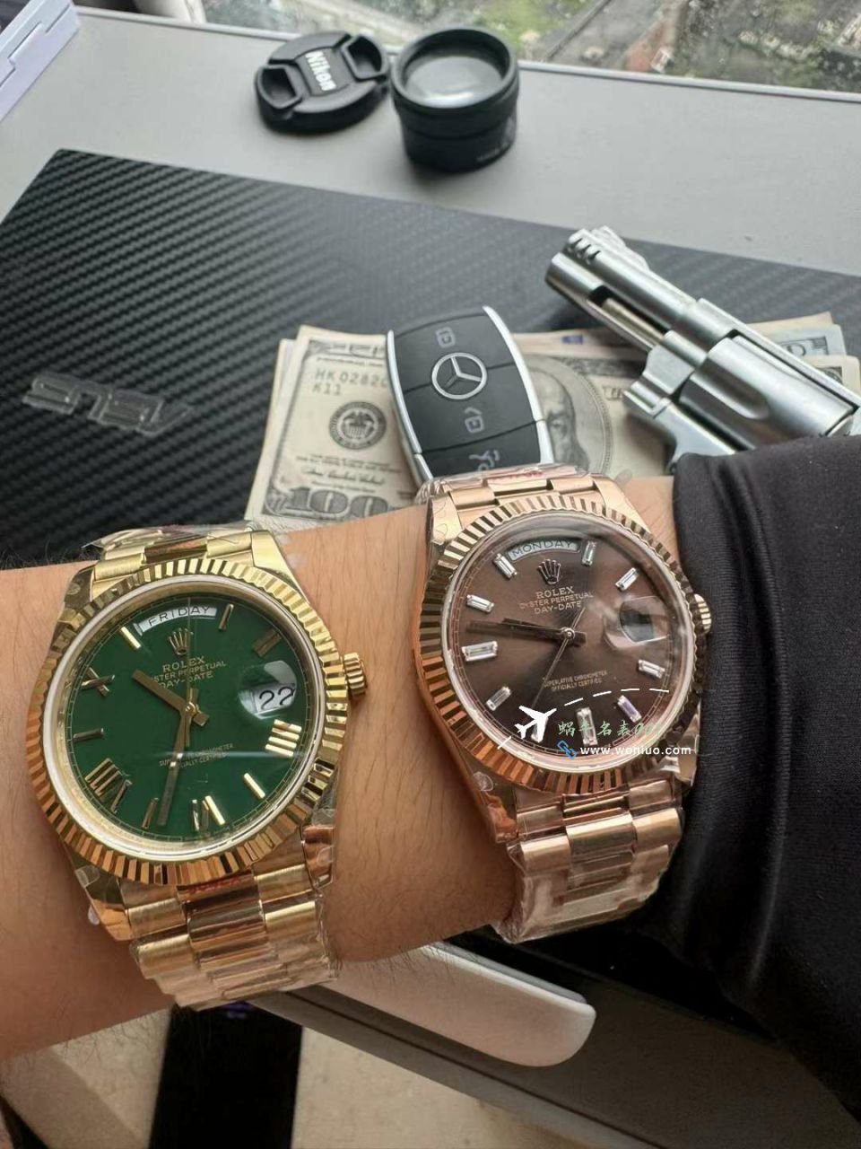 GM Rolex  Day-Date 型系列m228239-0055 wrist watch V3 Adding weight DD陨石盘 top 复刻手表 / R963