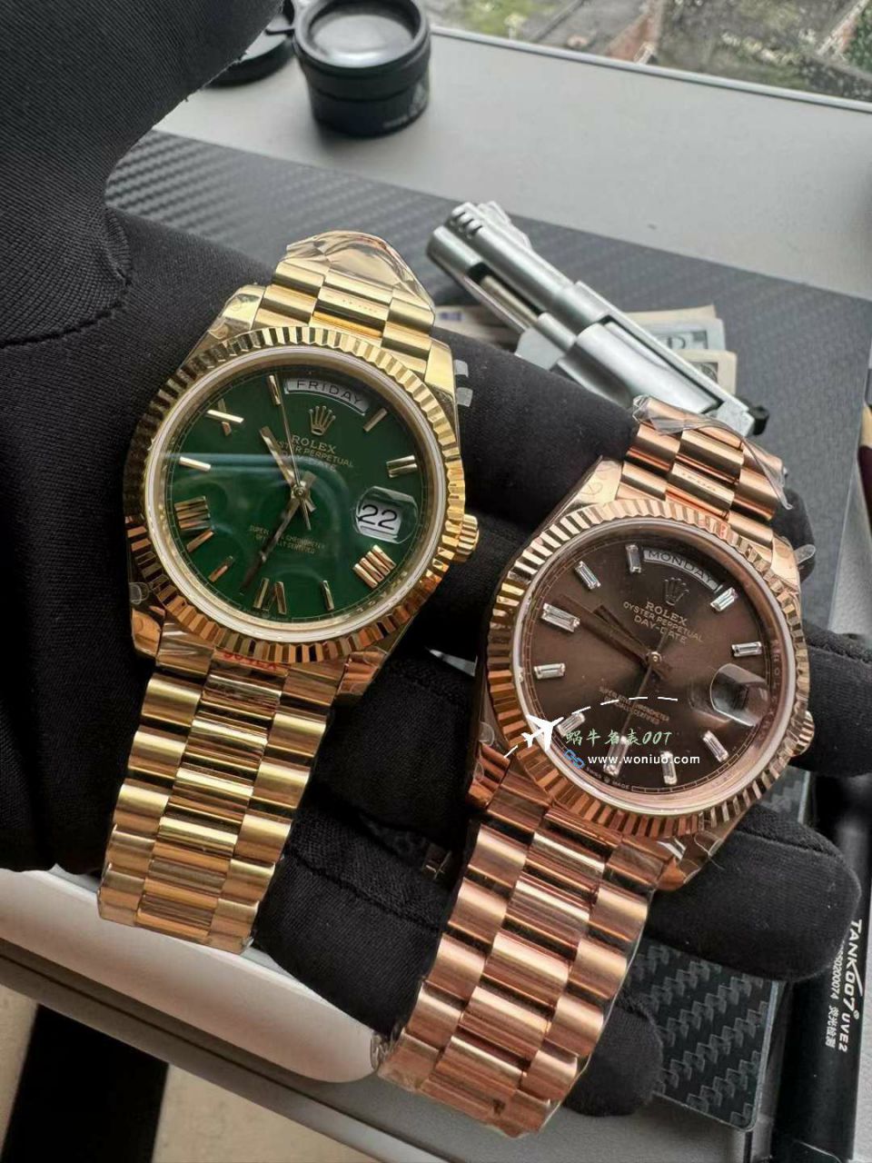 GM Rolex  Day-Date 型系列m228239-0055 wrist watch V3 Adding weight DD陨石盘 top 复刻手表 / R963