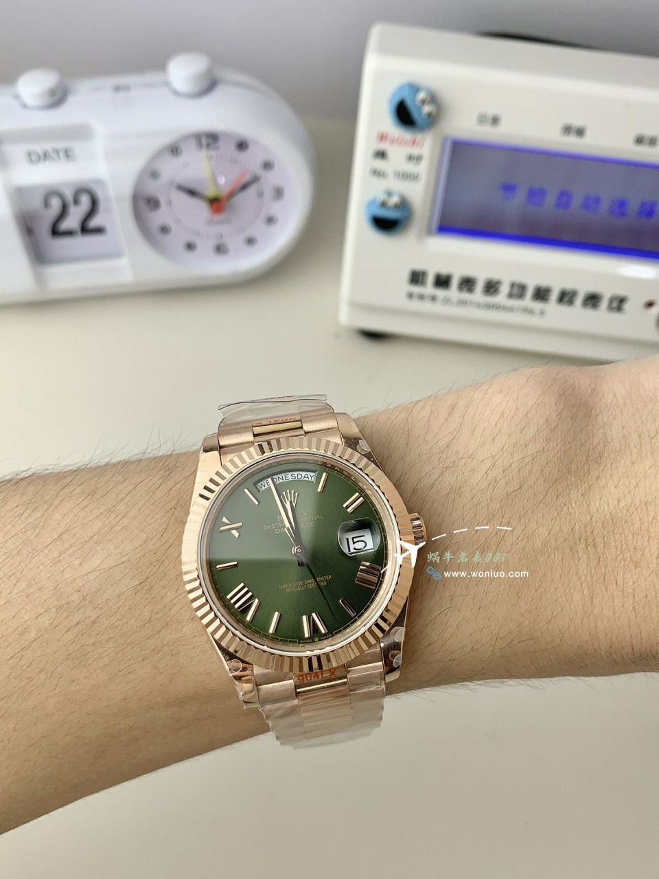 GM Rolex  Day-Date 型系列m228239-0055 wrist watch V3 Adding weight DD陨石盘 top 复刻手表 / R963