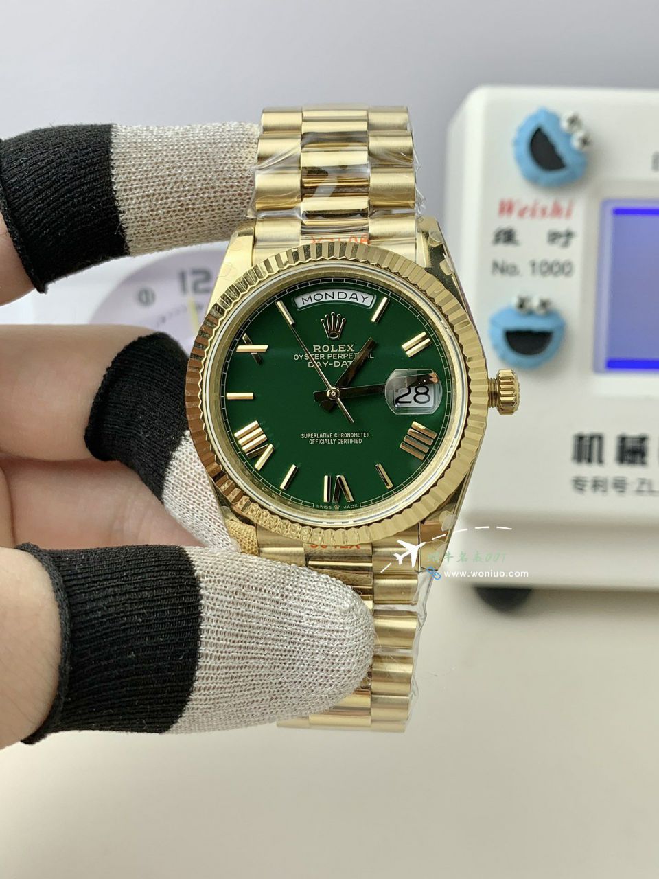 GM Rolex  Day-Date 型系列m228239-0055 wrist watch V3 Adding weight DD陨石盘 top 复刻手表 / R963