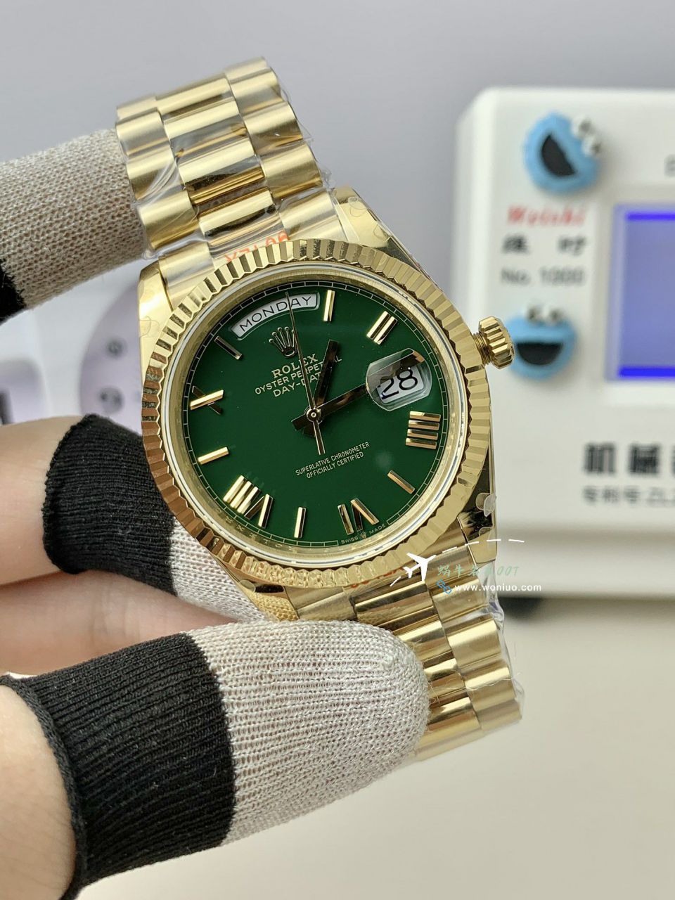 GM Rolex  Day-Date 型系列m228239-0055 wrist watch V3 Adding weight DD陨石盘 top 复刻手表 / R963