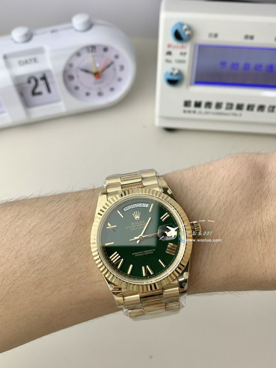GM Rolex  Day-Date 型系列m228239-0055 wrist watch V3 Adding weight DD陨石盘 top 复刻手表 / R963